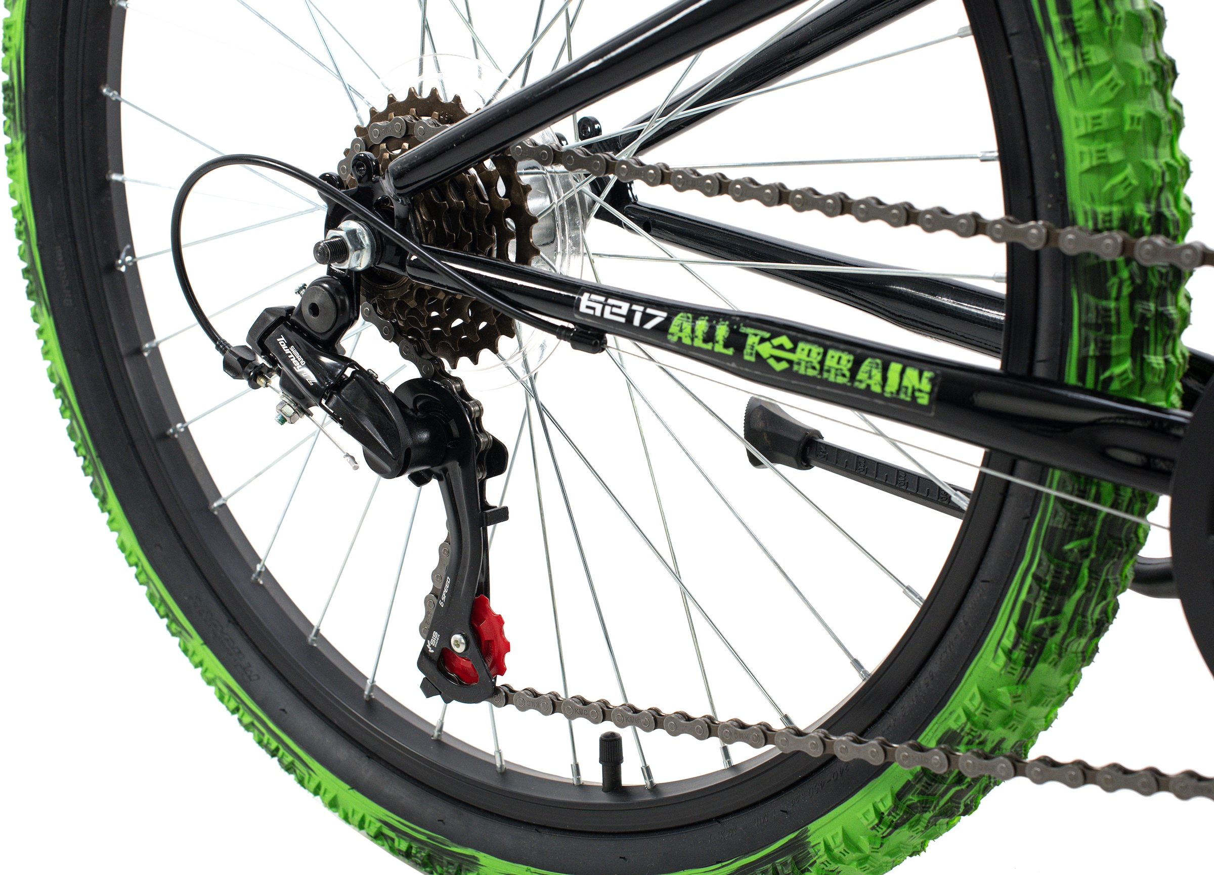 KS Cycling Jugendfahrrad »Crusher«, 6 Gang, Shimano, Tourney Schaltwerk, Kettenschaltung, für Herren, Kettenschaltung