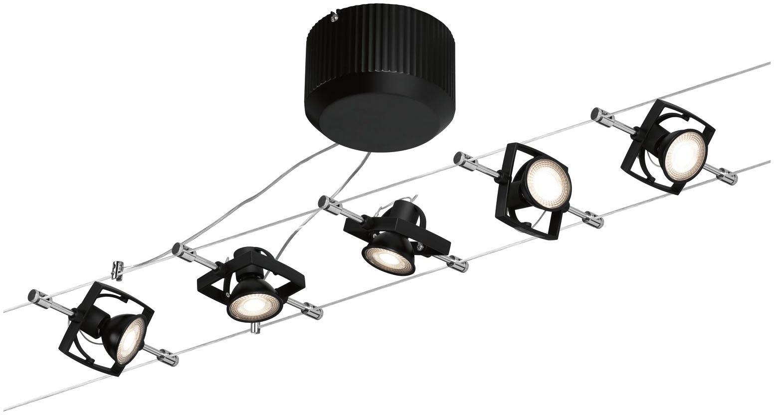 Paulmann LED Deckenleuchte »Mac II«, 5 flammig, Leuchtmittel GU 5,3 | ohne Leuchtmittel, GU 5,3