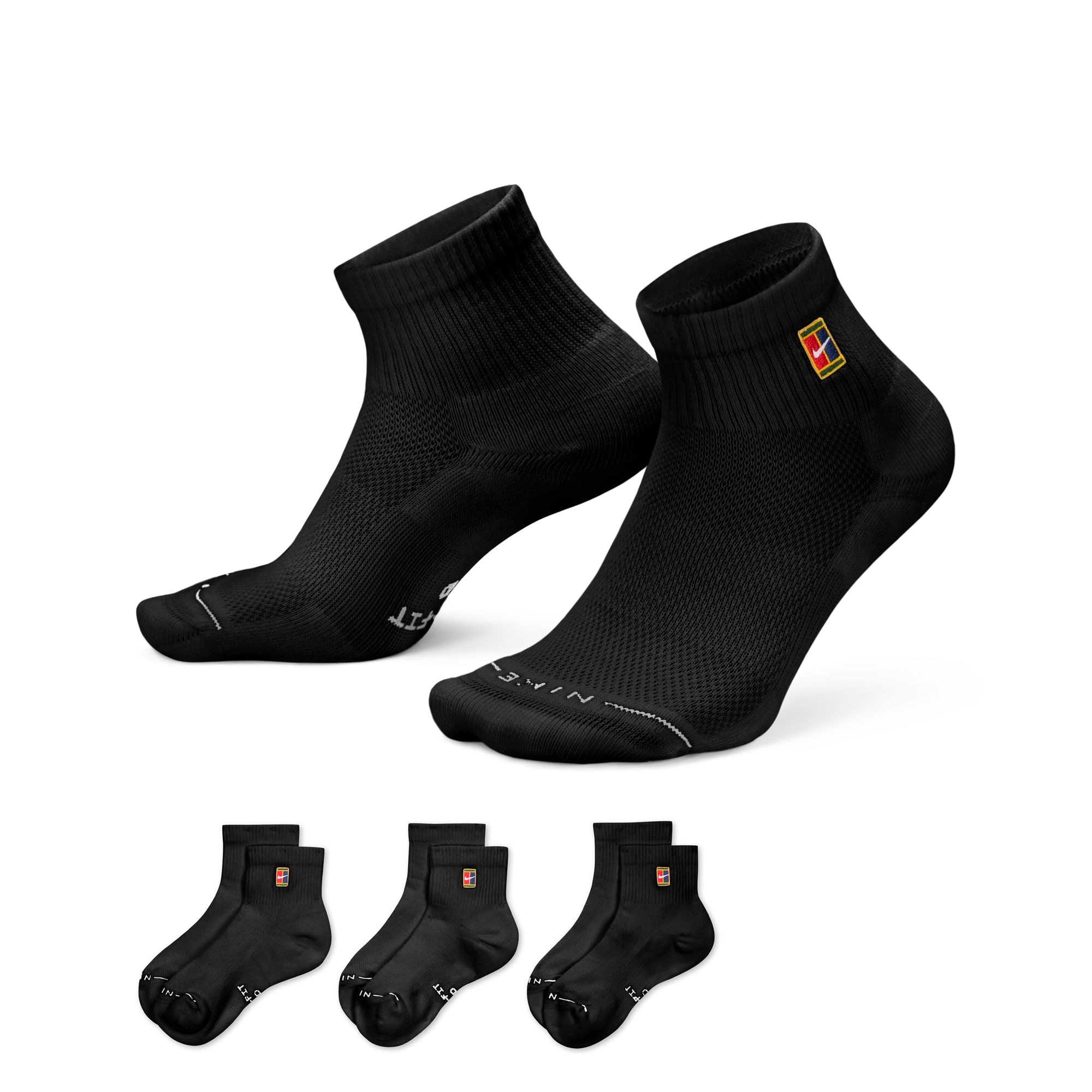 Nike Sportsocken »U NK ED ELVD ANK 3P TENNIS 144« für Erwachsene