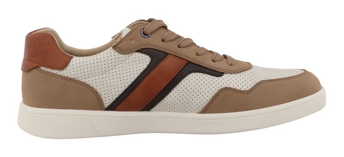 Mustang Shoes Sneaker »Romeo«  Schnürschuh, Halbschuh, Freizeitschuh mit modischen Kontrastbesätzen