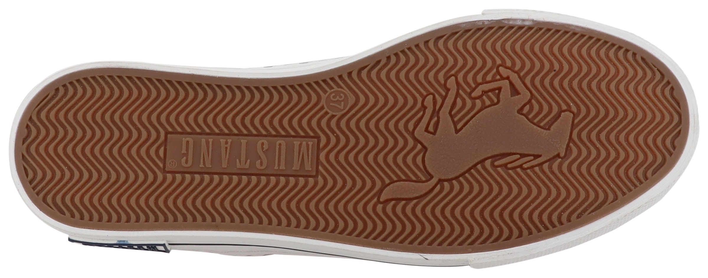 Mustang Shoes Slip-On Sneaker »Magdalena«  Freizeitschuh, Slipper, Schlupfschuh mit Kontrastbesätzen