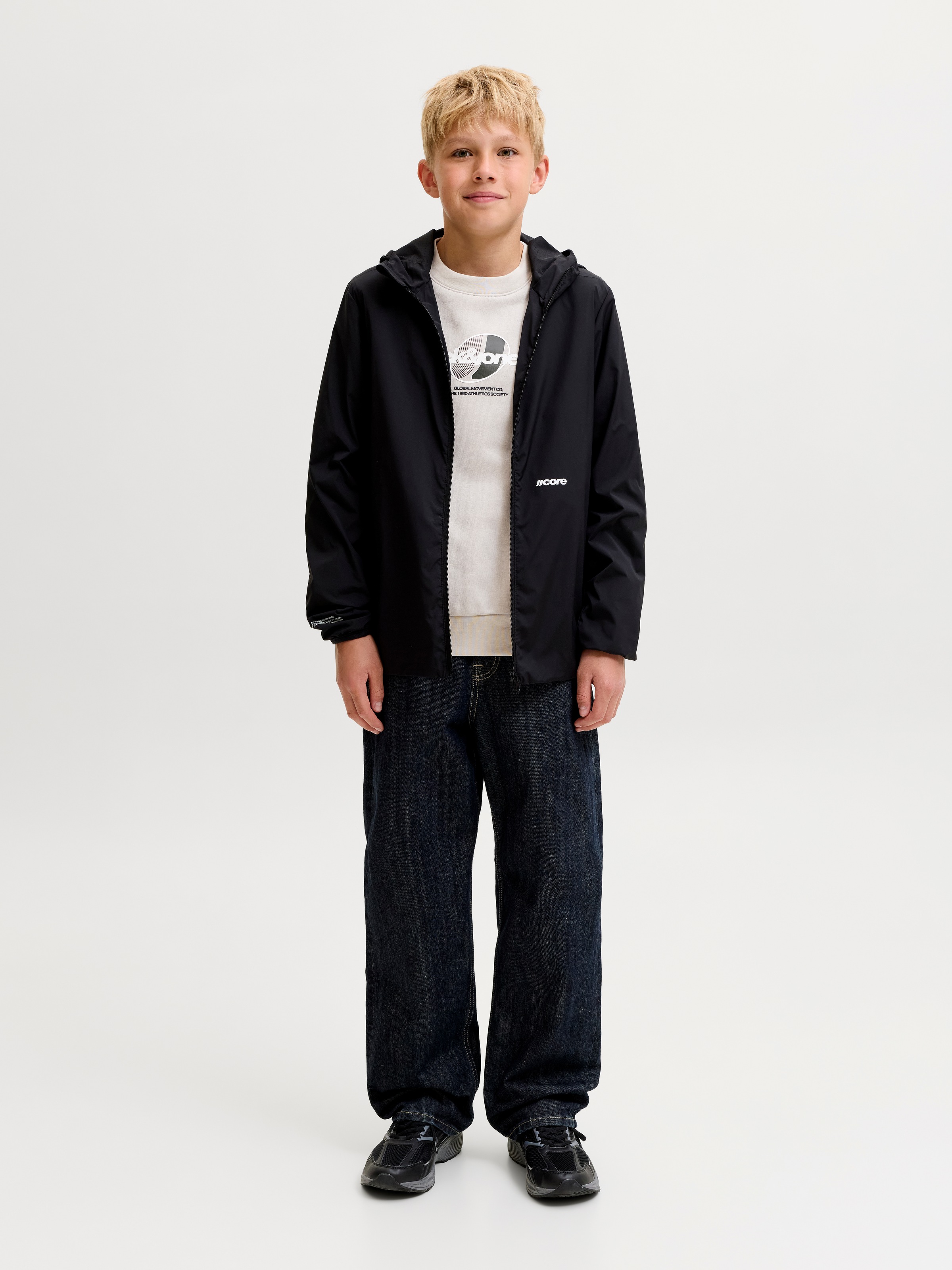 Jack & Jones Junior Sweatshirt »JCOCLUB BRANDING SWEAT CREW NECK JNR«, Baumwollmischung, relaxed fit
