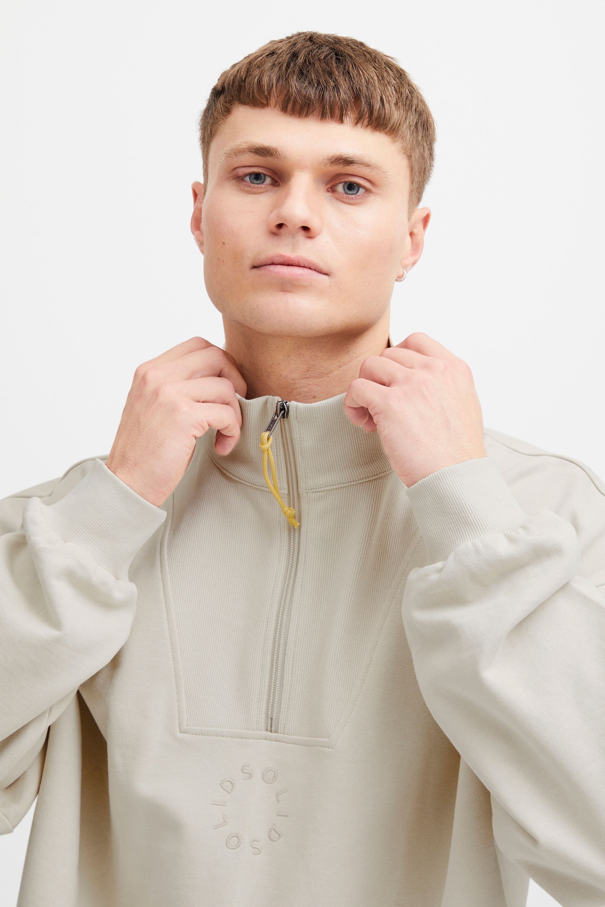 !Solid Longpullover »Sweatshirt SDIlham«