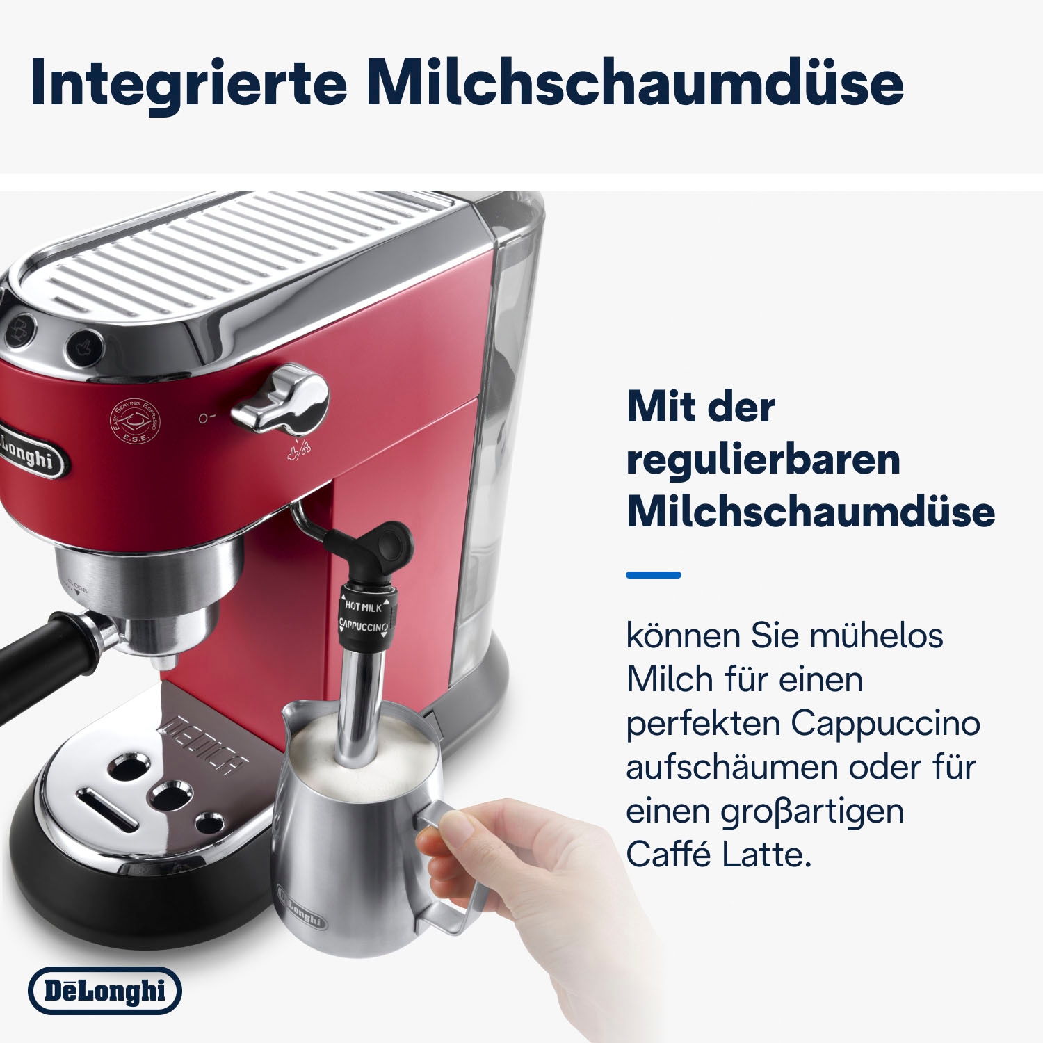 De'Longhi Espressomaschine »Dedica Style EC 685.B«, Siebträger, 1350 Watt, 15 Bar