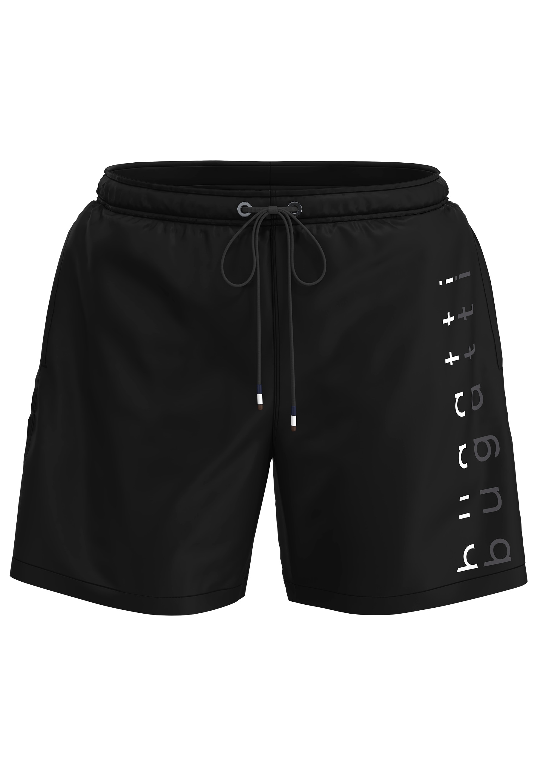 bugatti Badeshorts basic, mit Logodruck, mit Kordelzug, bequem