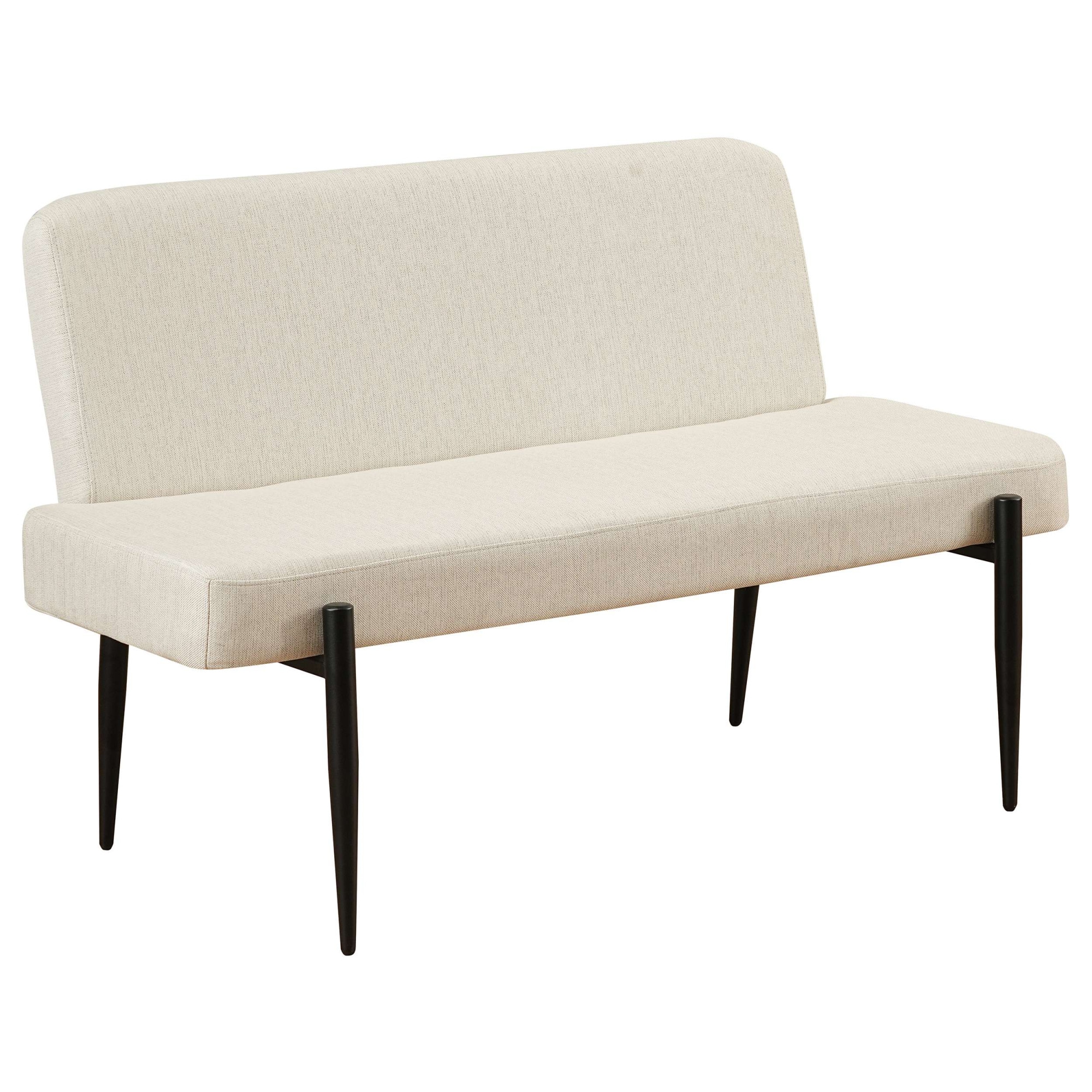 OTTO home Essbank »Frida« Federkern, pflegeleichtem Velours oder Webstoff Bezug, Breite 160 cm