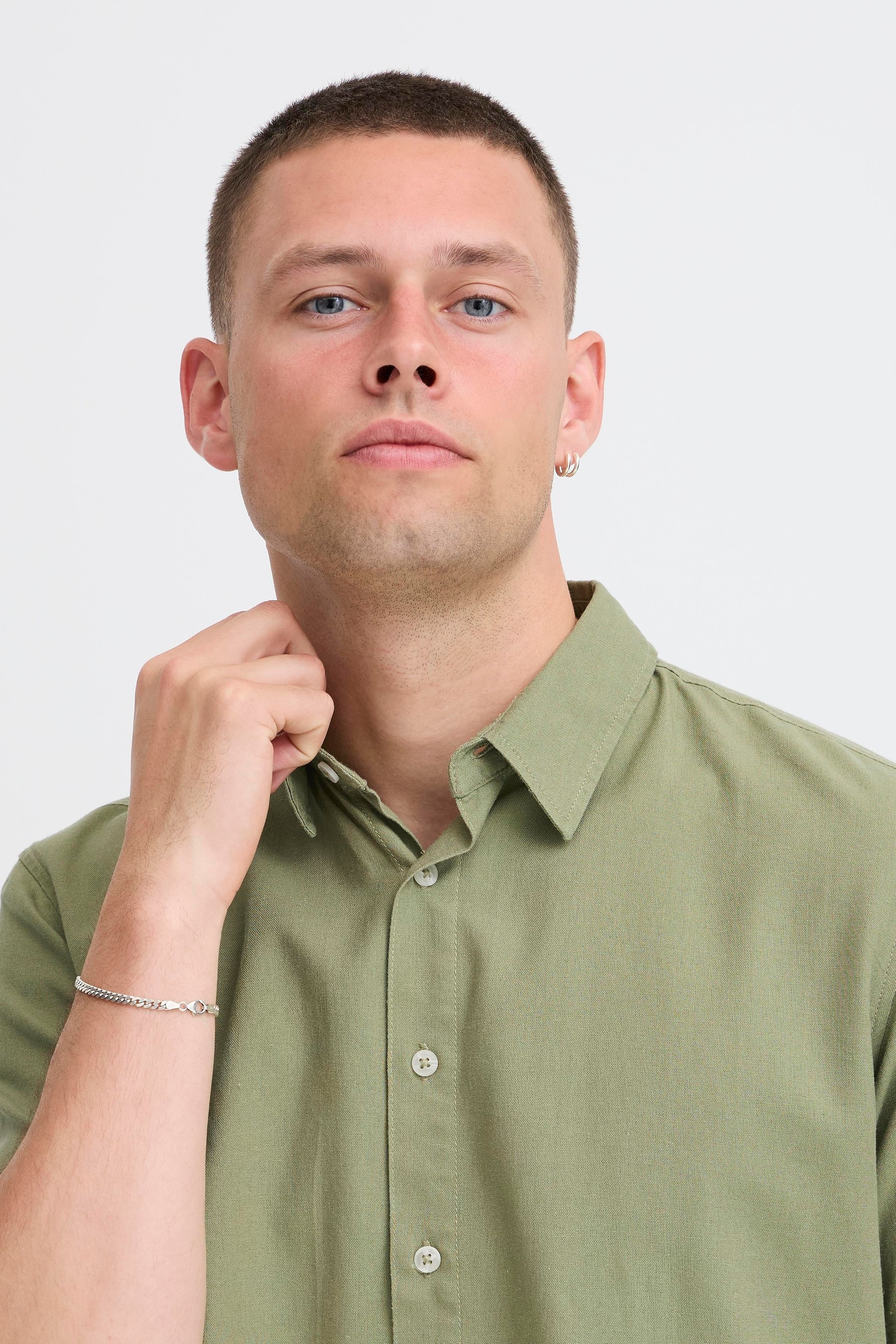 Blend Kurzarmhemd »BHBOBBY LINEN S/S«