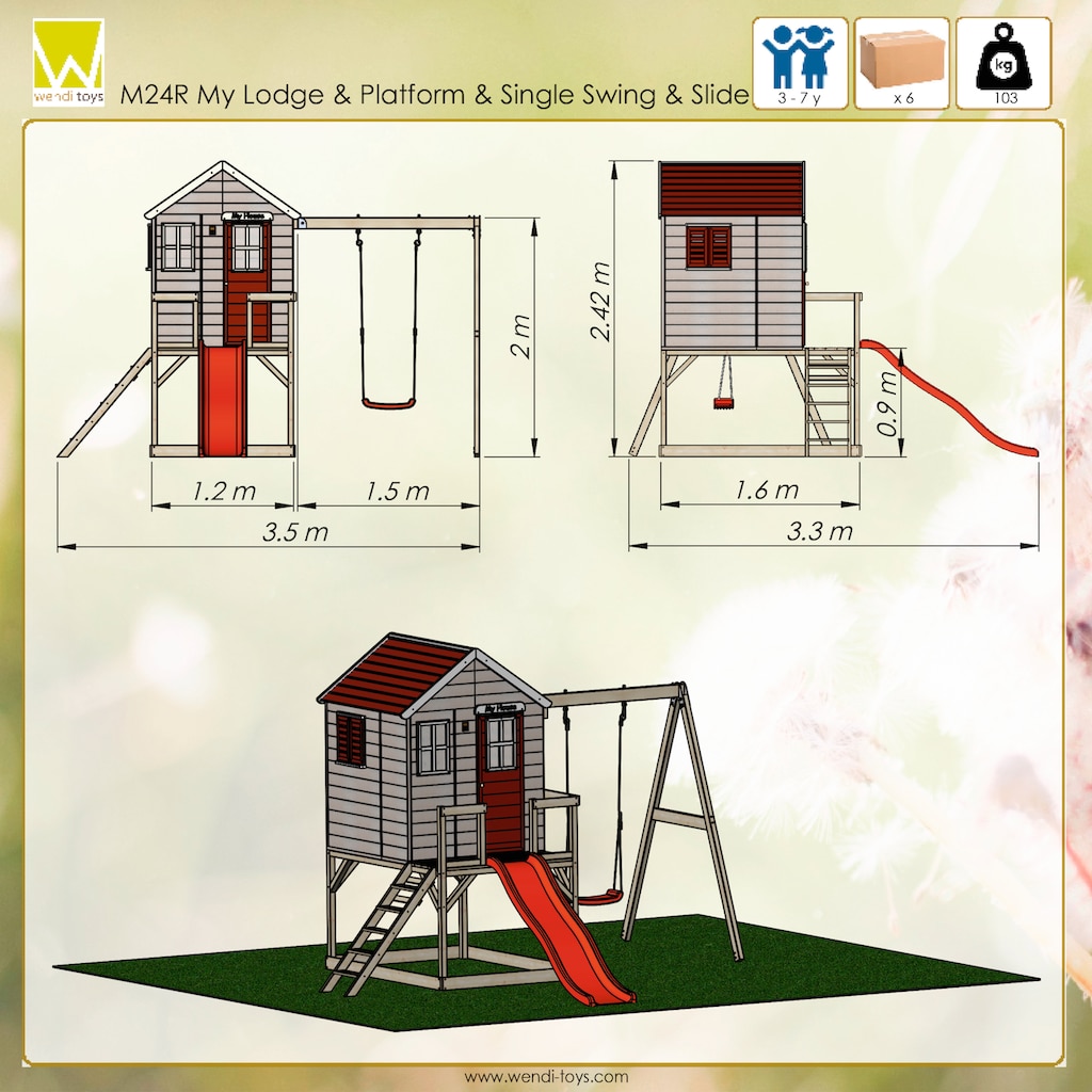 Wendi Toys Spielturm »Wendi Toys Elefant«