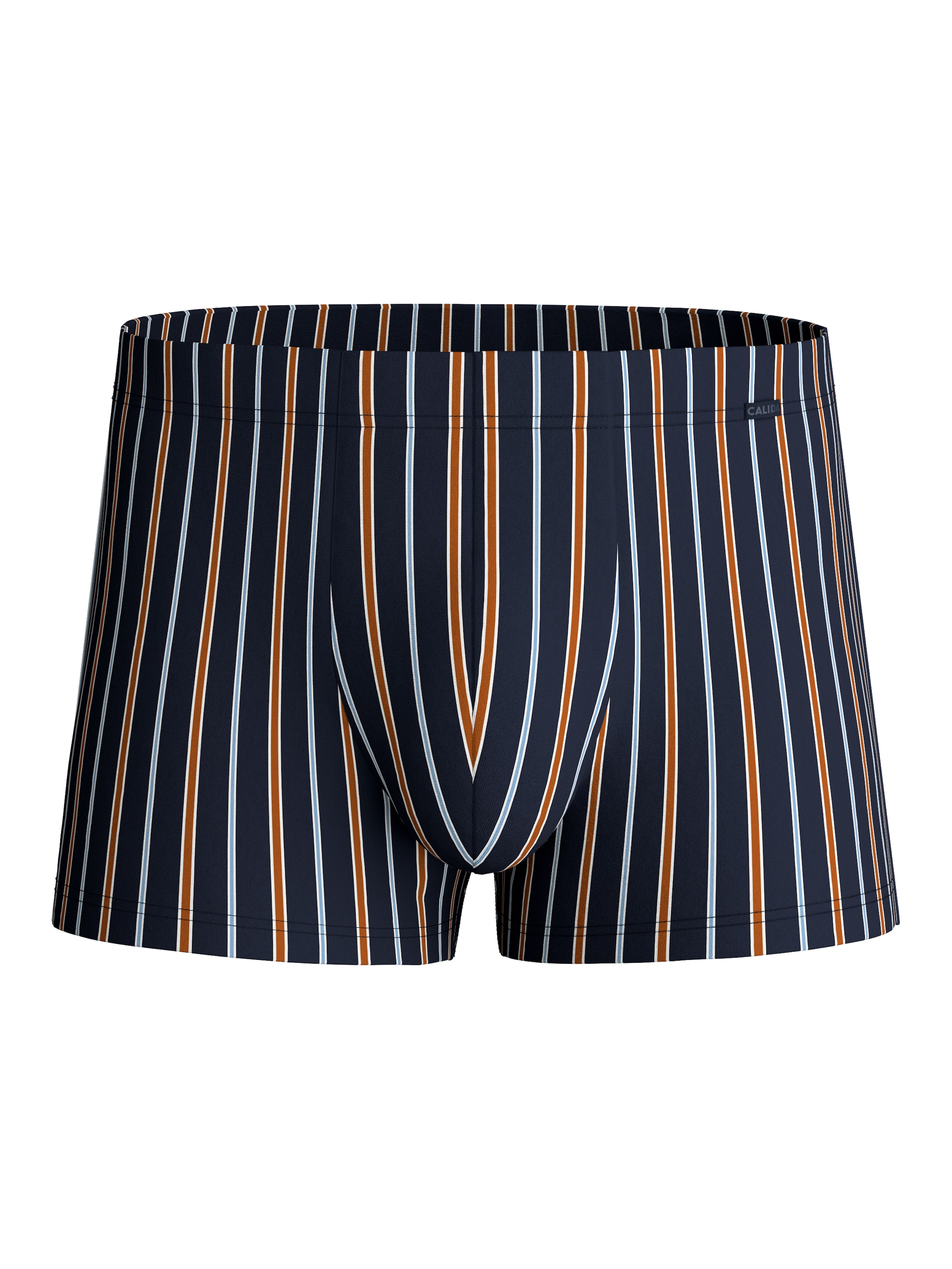 CALIDA Boxershorts »Grafic Cotton«, gestreift, ohne Eingriff, überzogenem Bund