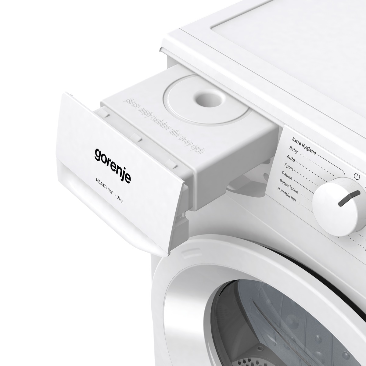 GORENJE Wärmepumpentrockner »DHNE 72«, TwinAir - für gleichmäßiges Trocknen