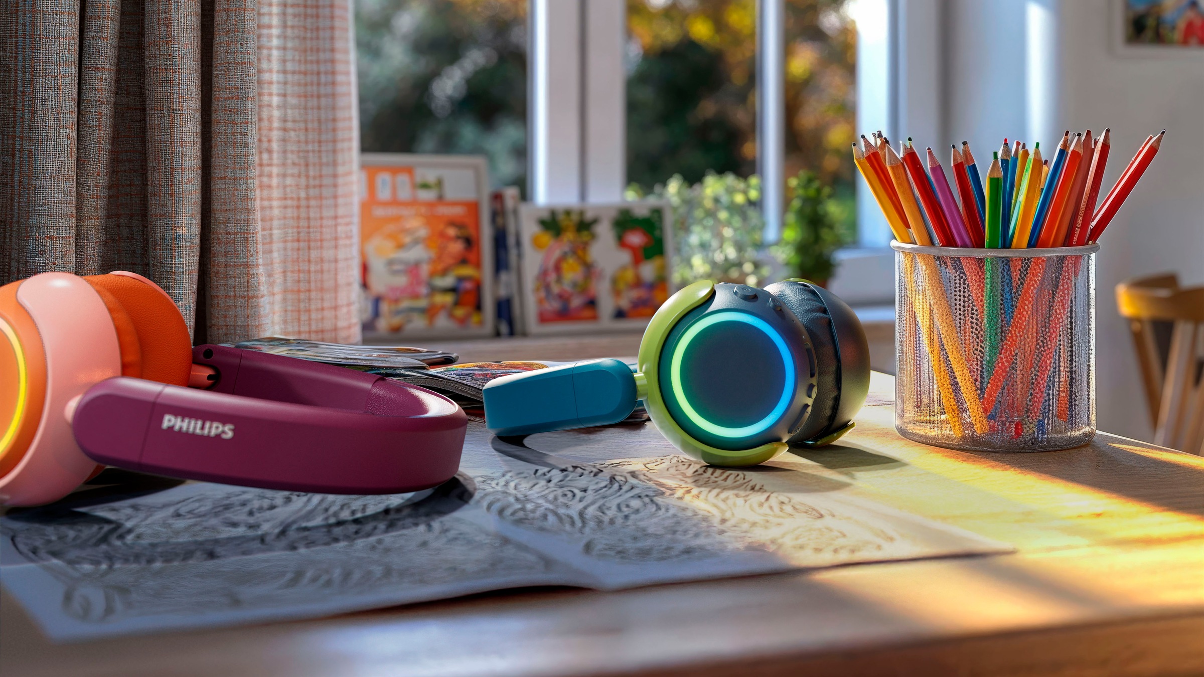 Philips Kinder-Kopfhörer »TAK4200«, Bluetooth, Rauschunterdrückung-Multi-Point-Verbindung-Freisprechfunktion