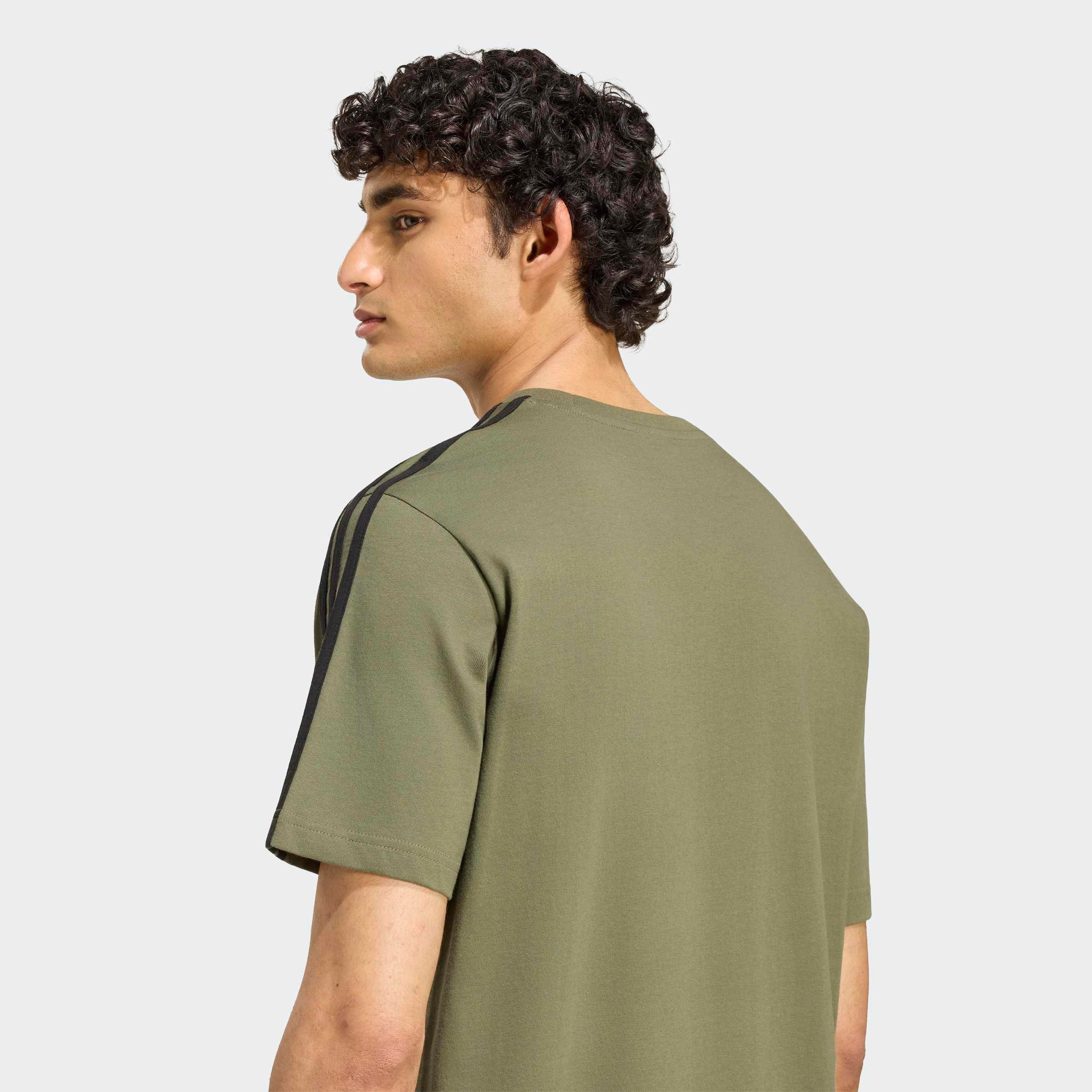 adidas Sportswear T-Shirt »ESSENTIALS 3-STREIFEN, SINGLE JERSEY, BRANDING«