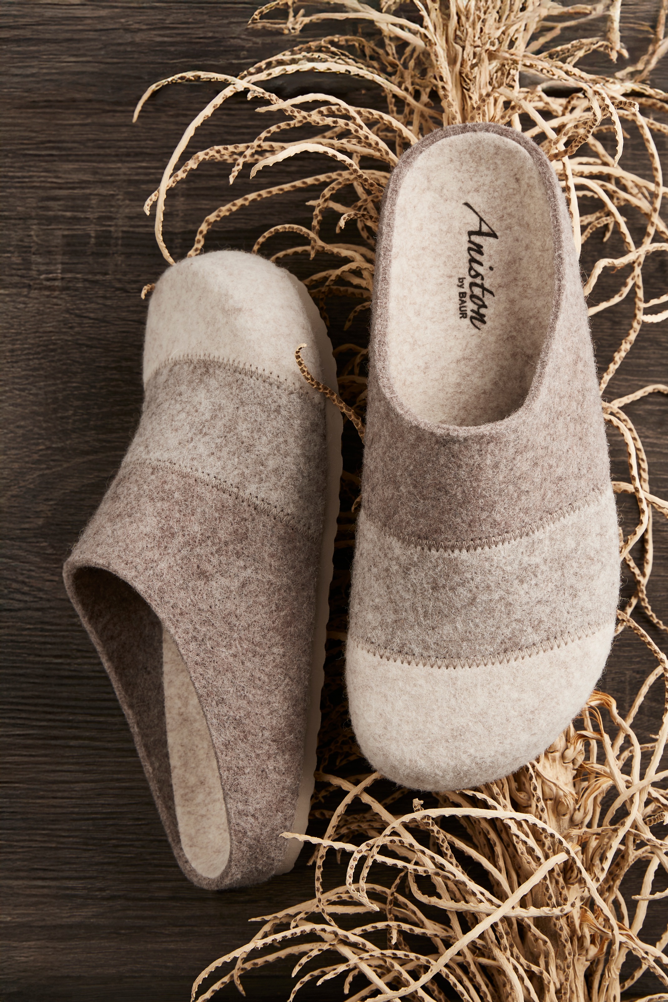 Aniston SHOES Clog »Panal«, Hausschuh, Homeslipper in Patchwork-Optik