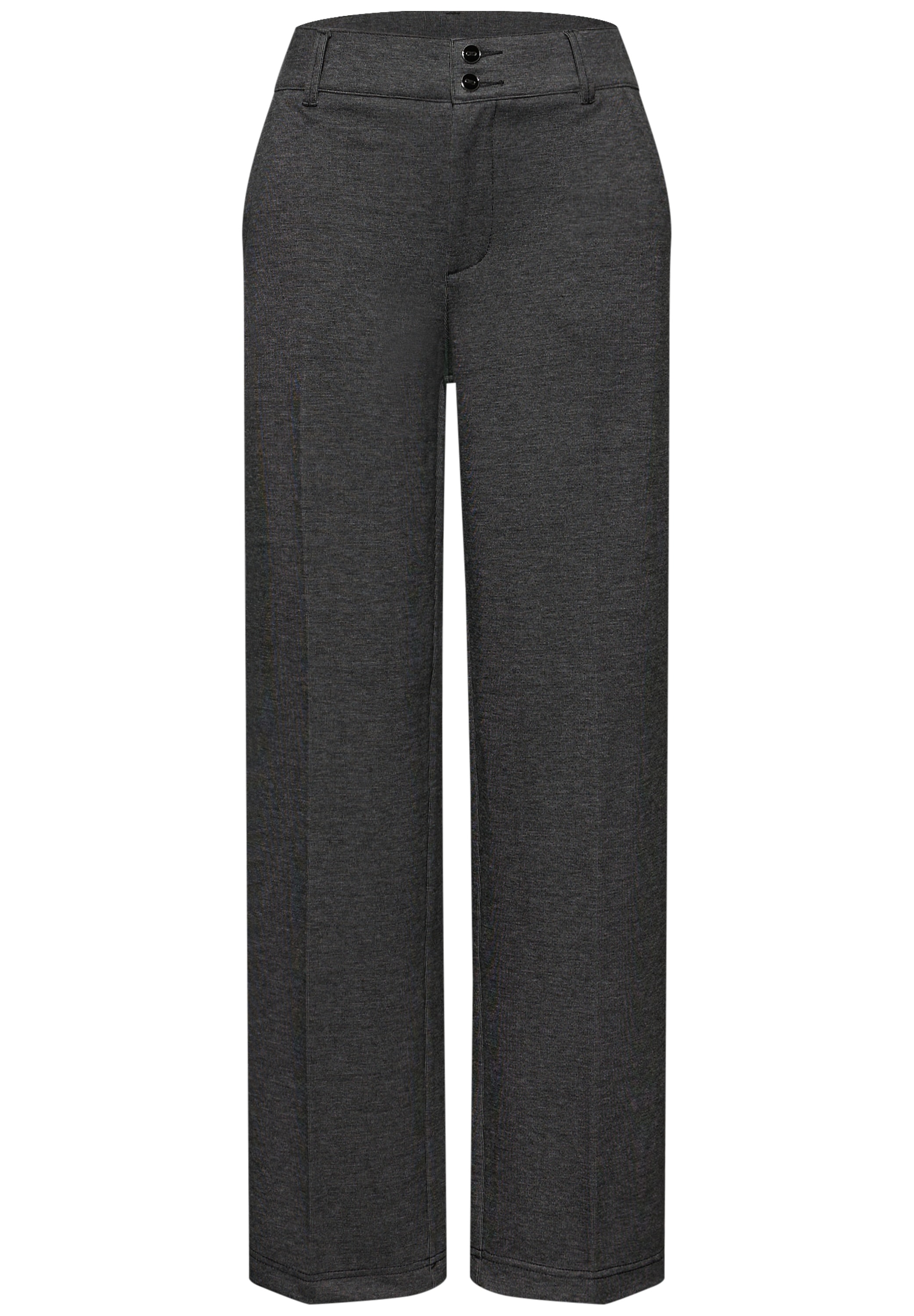 STREET ONE Stoffhose  meliert, im Casual Fit und mit Stretch