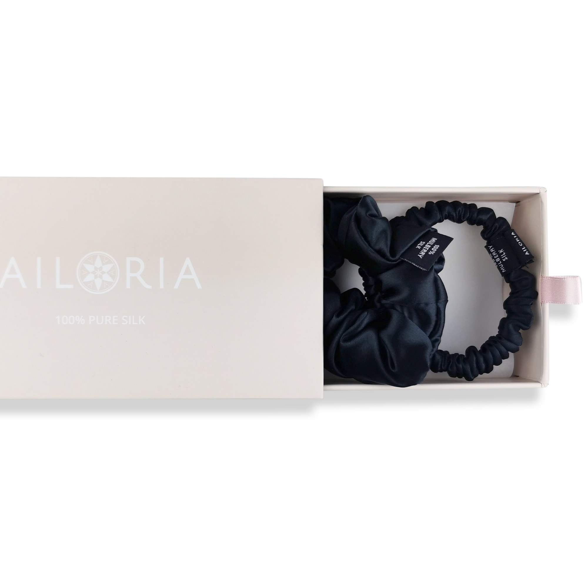 AILORIA Diadem »Set Scrunchies S und M aus Seide DOUX«