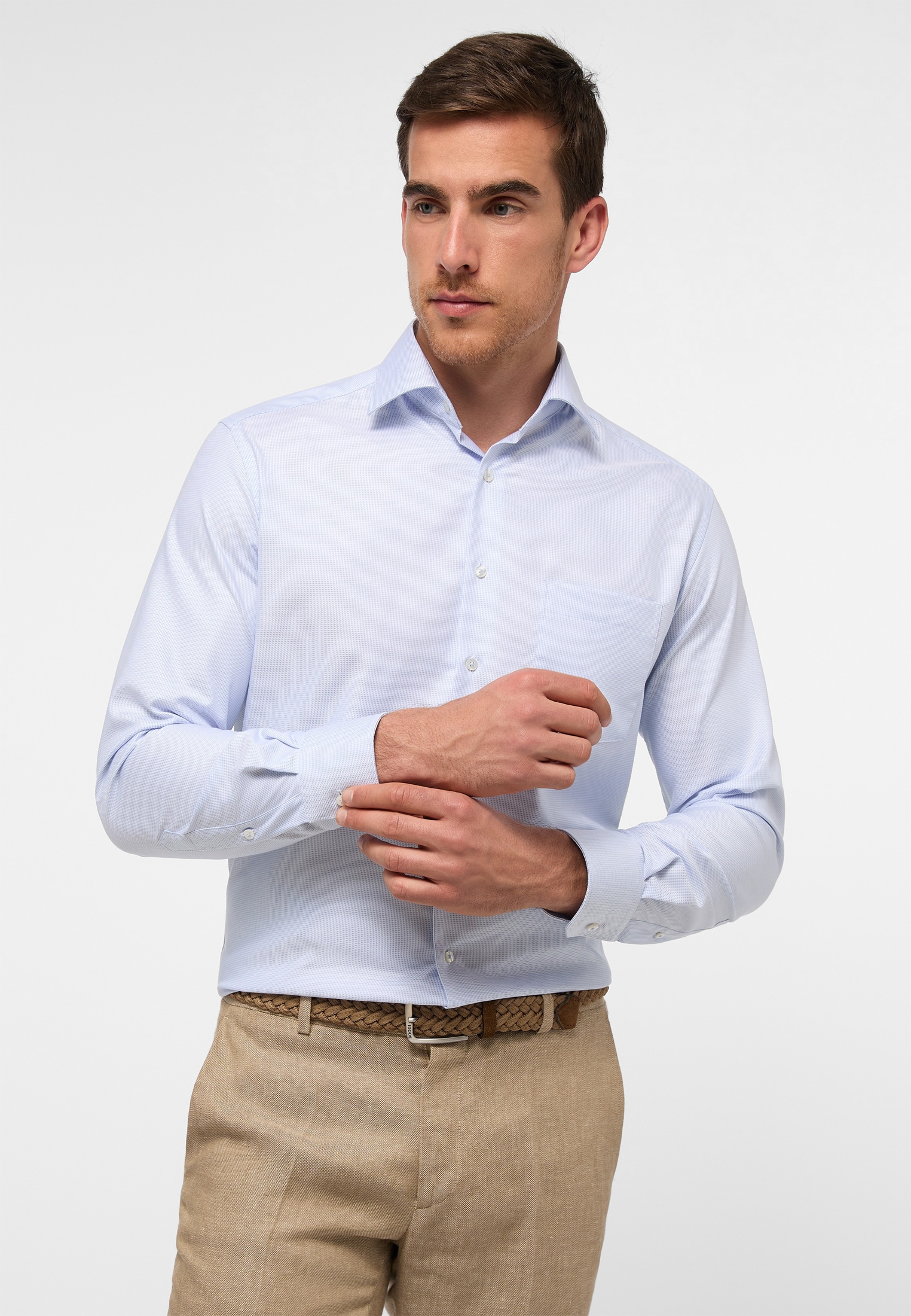 Eterna Langarmhemd »MODERN FIT«, NON IRON (bügelfrei)