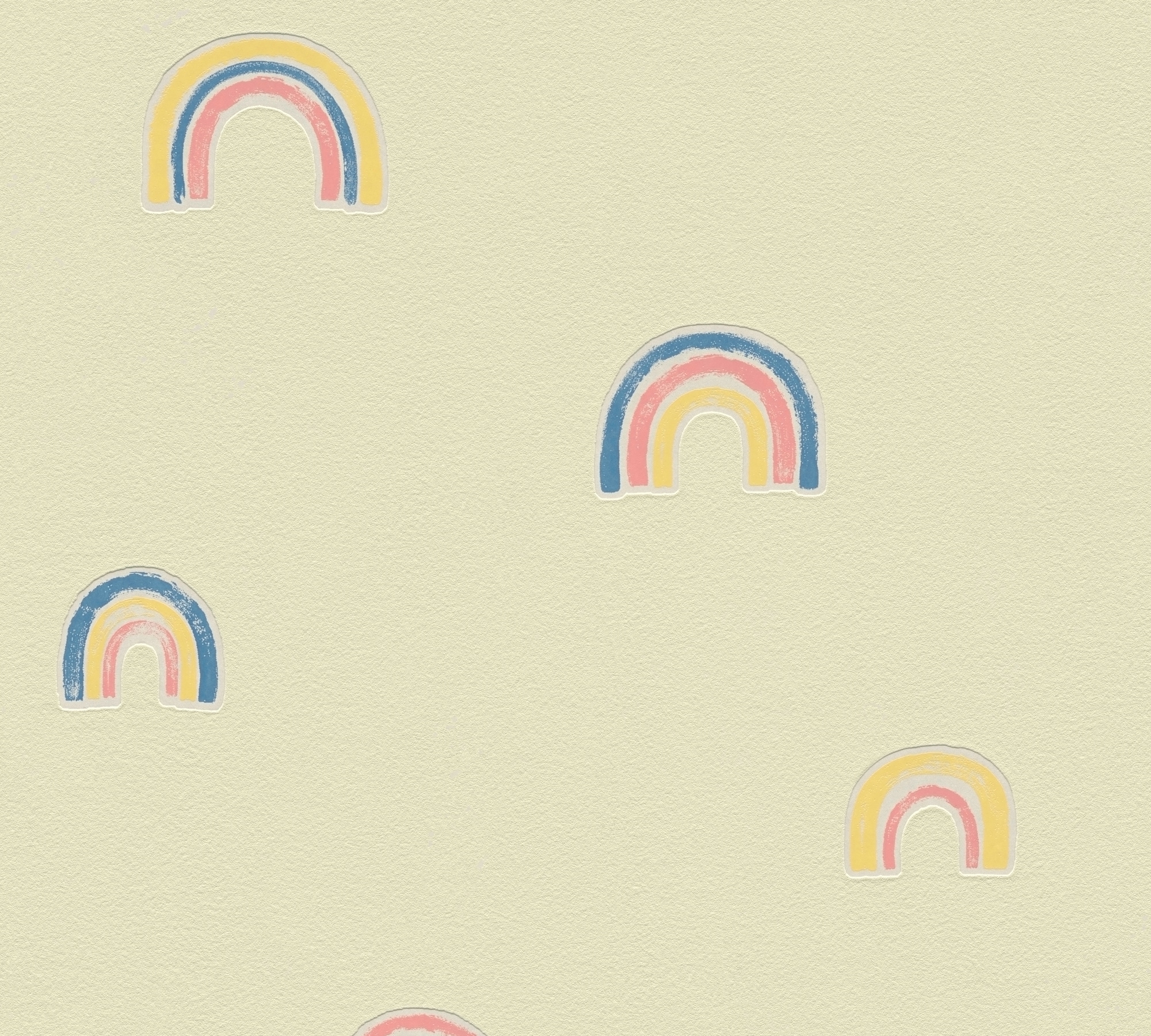 living walls Vliestapete »Kids Studio Regenbogen – Vliestapete für Kinder« Motiv | grafisch | leicht glänzend glatt Handgezeichnete Regenbögen in freundlichen Pastellfarben