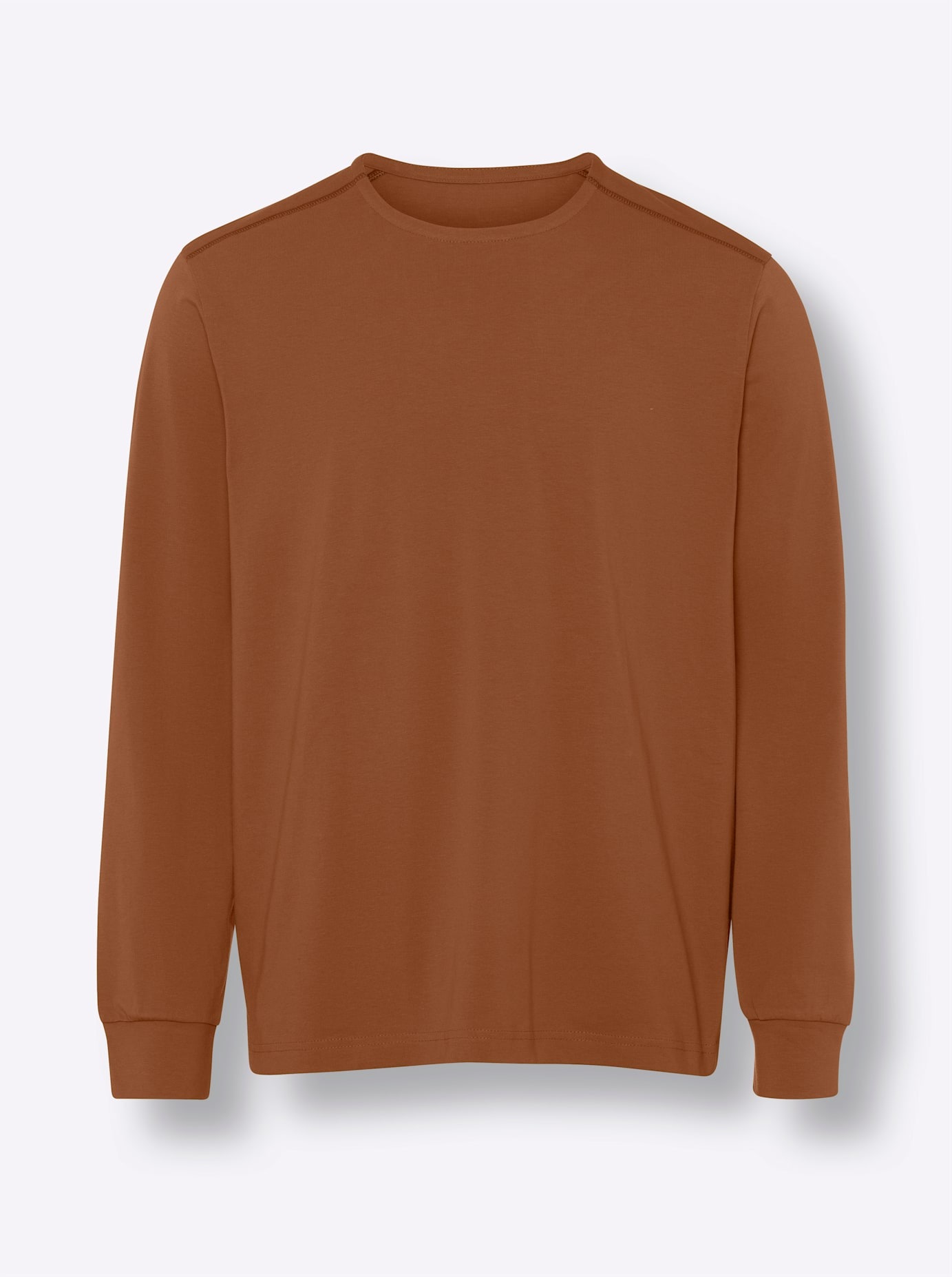 Classic Rundhalsshirt »Langarm-Shirt«, (1 tlg.)