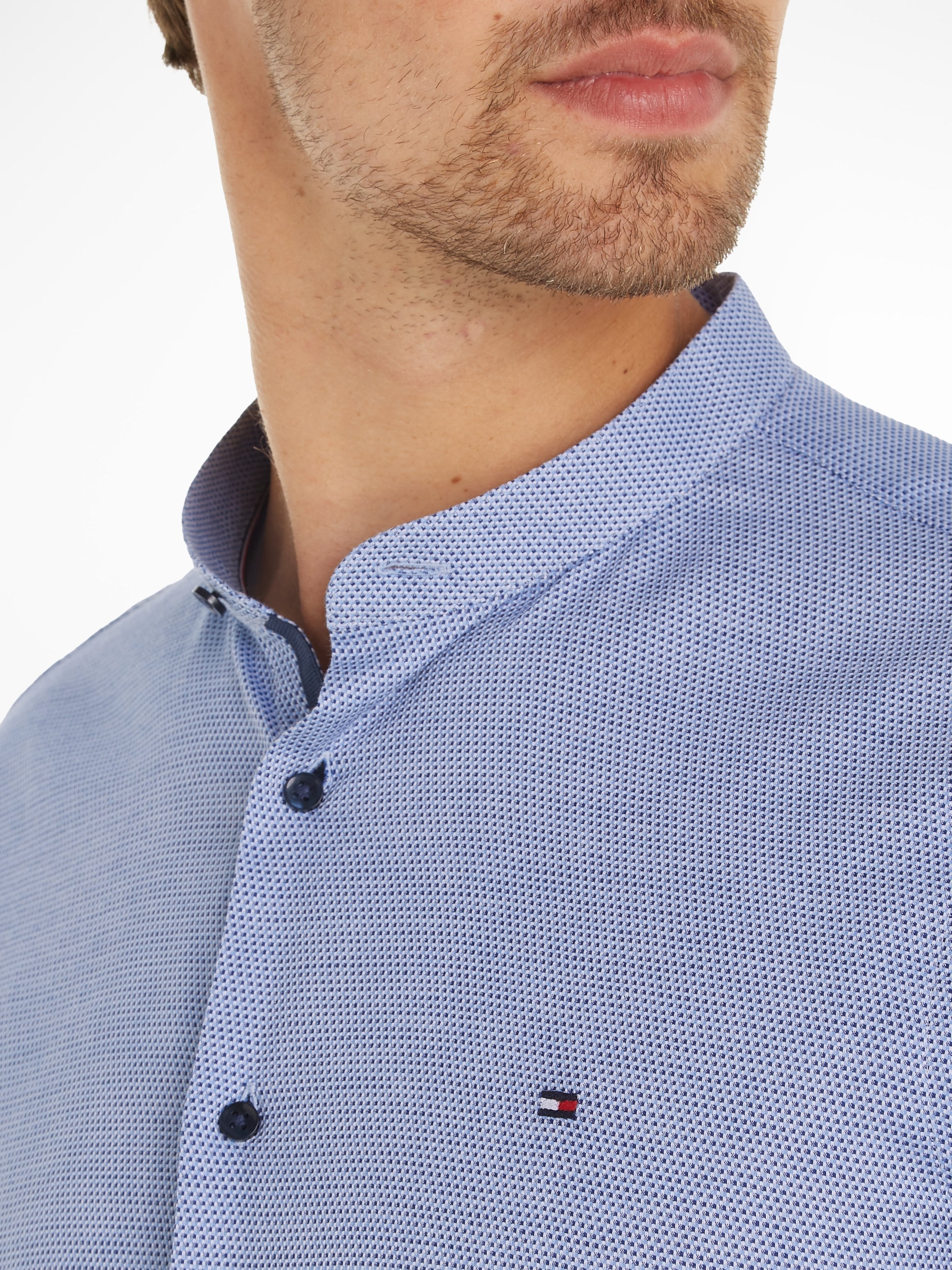 Tommy Hilfiger Langarmhemd »CL STRETCH DOBBY SF SHIRT«