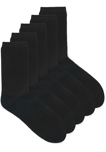 Socken »JACBLACK SOCK 5 PACK NOOS«, (Packung, 5 Paar)