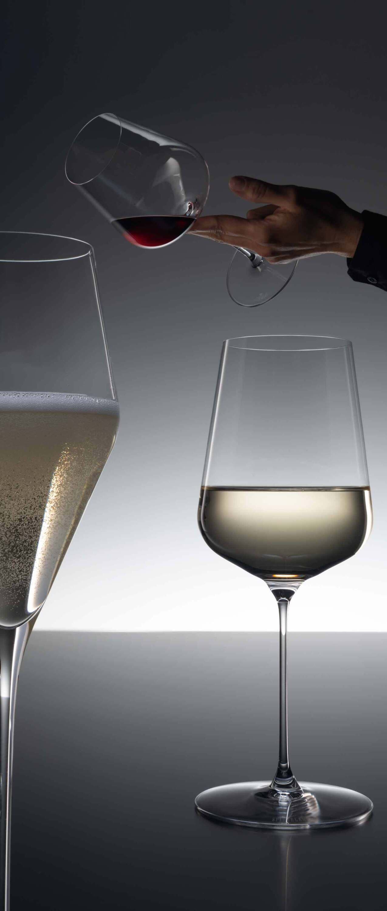 SPIEGELAU Weißweinglas »Universalgläser + Poliertuch Definition 550 ml 6er Set transparent«