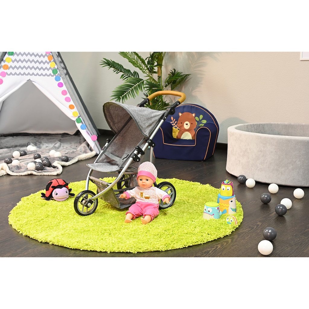 Knorrtoys® Puppenbuggy »Lio - Stone Brown«