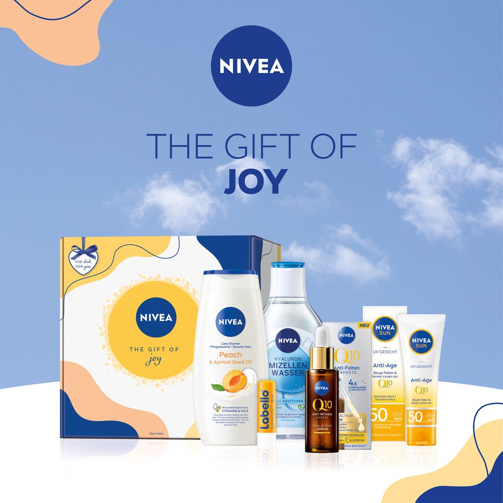 Nivea Pflege-Geschenkset »The Gift of Joy«, (5 tlg., Geschenkset)