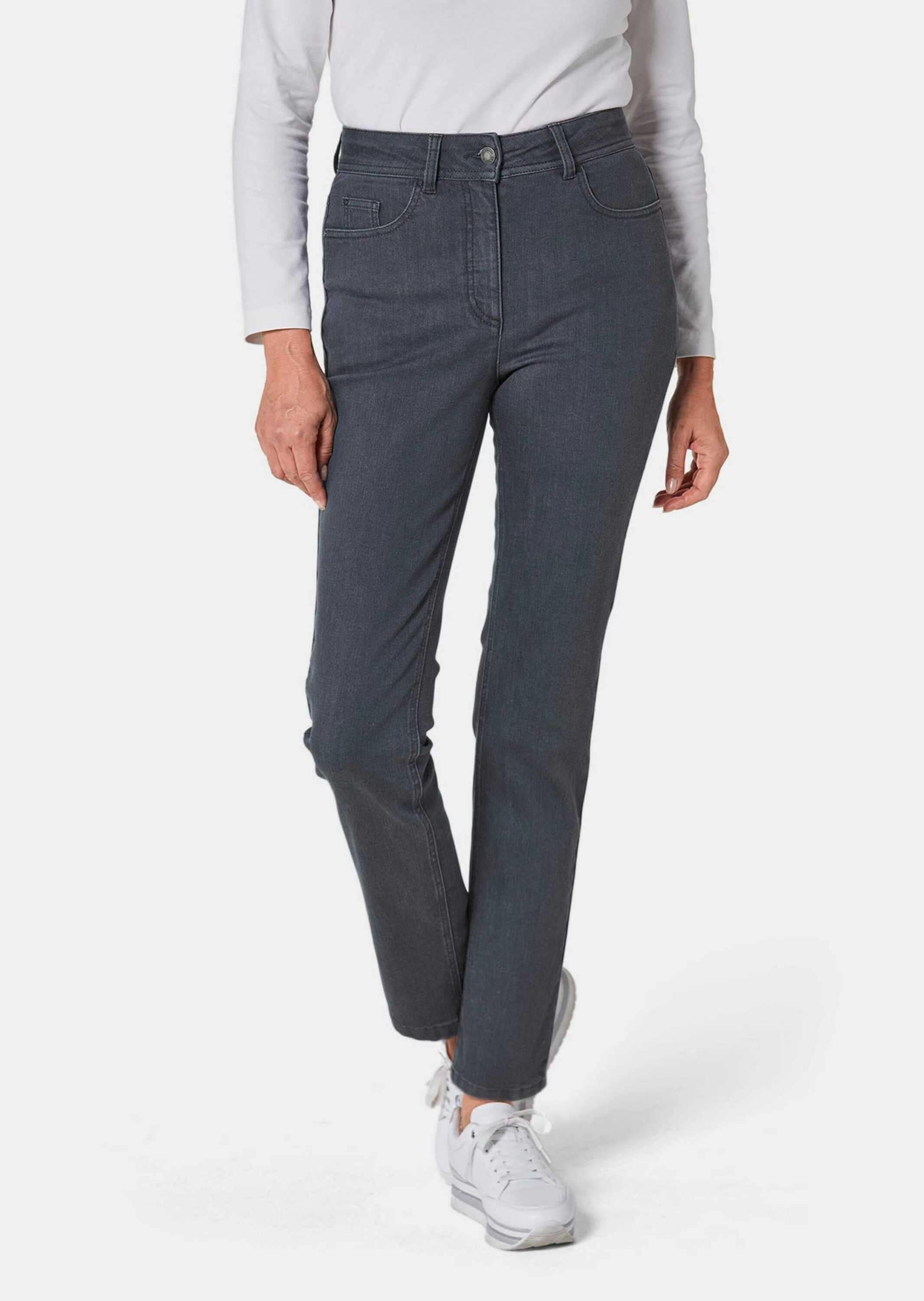 GOLDNER Regular-fit-Jeans »Hose mit Bauchweg-Effekt Superbequeme Hose mit Bauchweg-Effekt«
