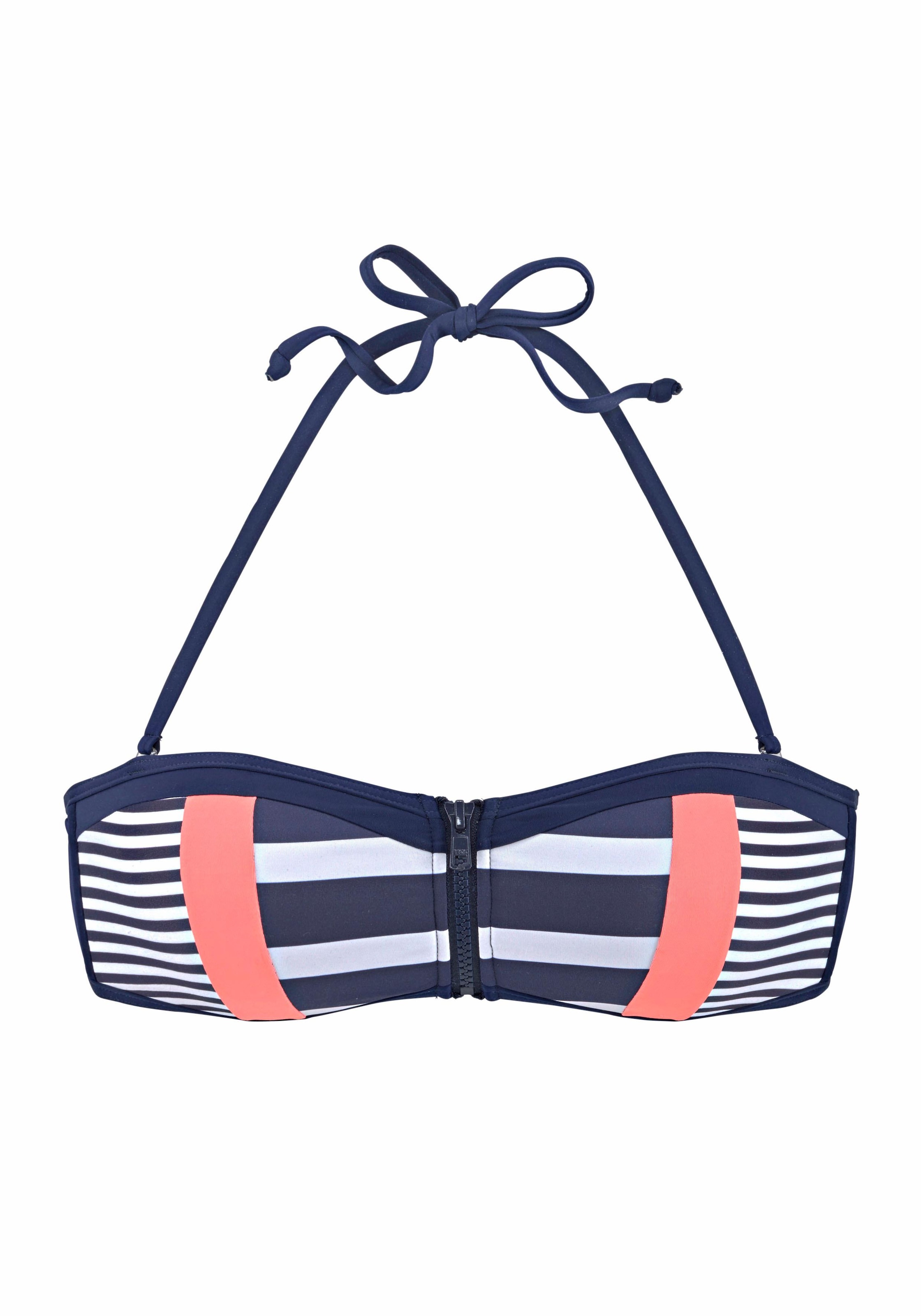 KangaROOS Bandeau-Bikini-Top »Anita«, zwischen bei den Cups Reißverschluss mit OTTO