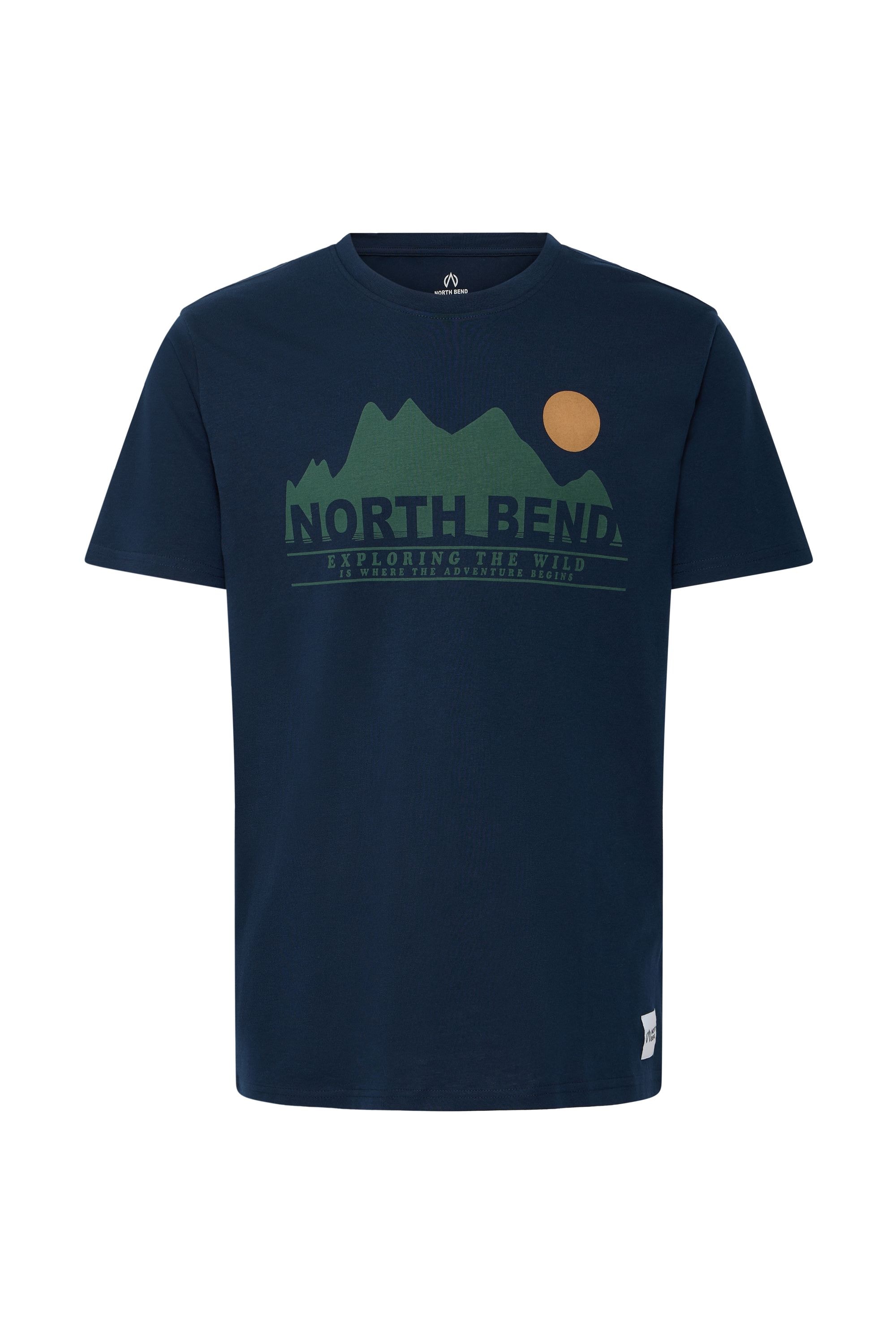 North Bend Rundhalsshirt »Rundhalsshirt NBCash«