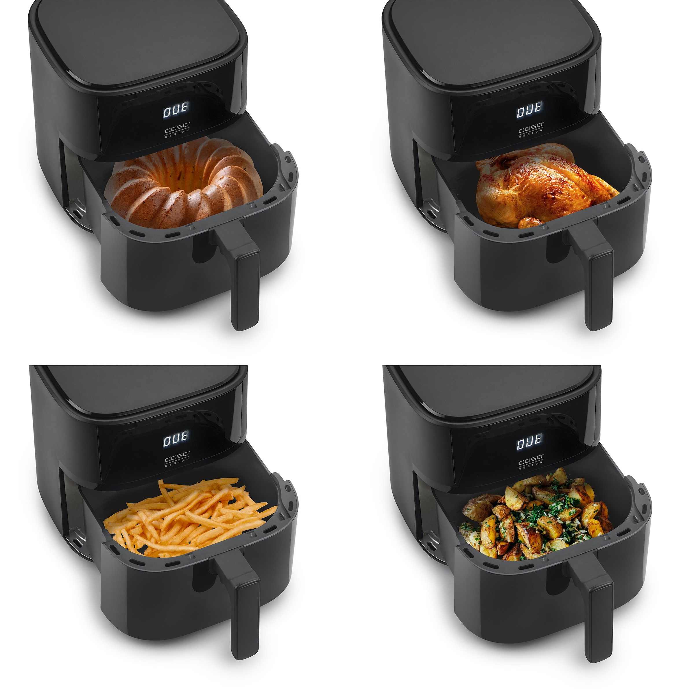 Caso Heißluftfritteuse »3185 Design AirFry 6.0« 1700 W Fassungsvermögen 0 l