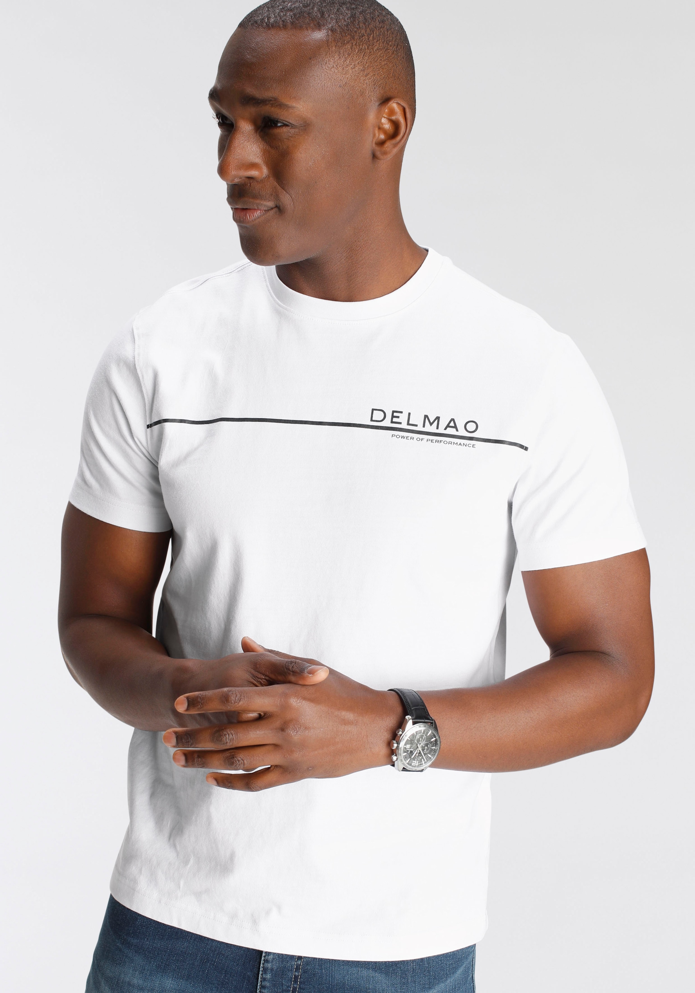 DELMAO T-Shirt, mit modischem Brustprint - NEUE MARKE! online kaufen bei  OTTO