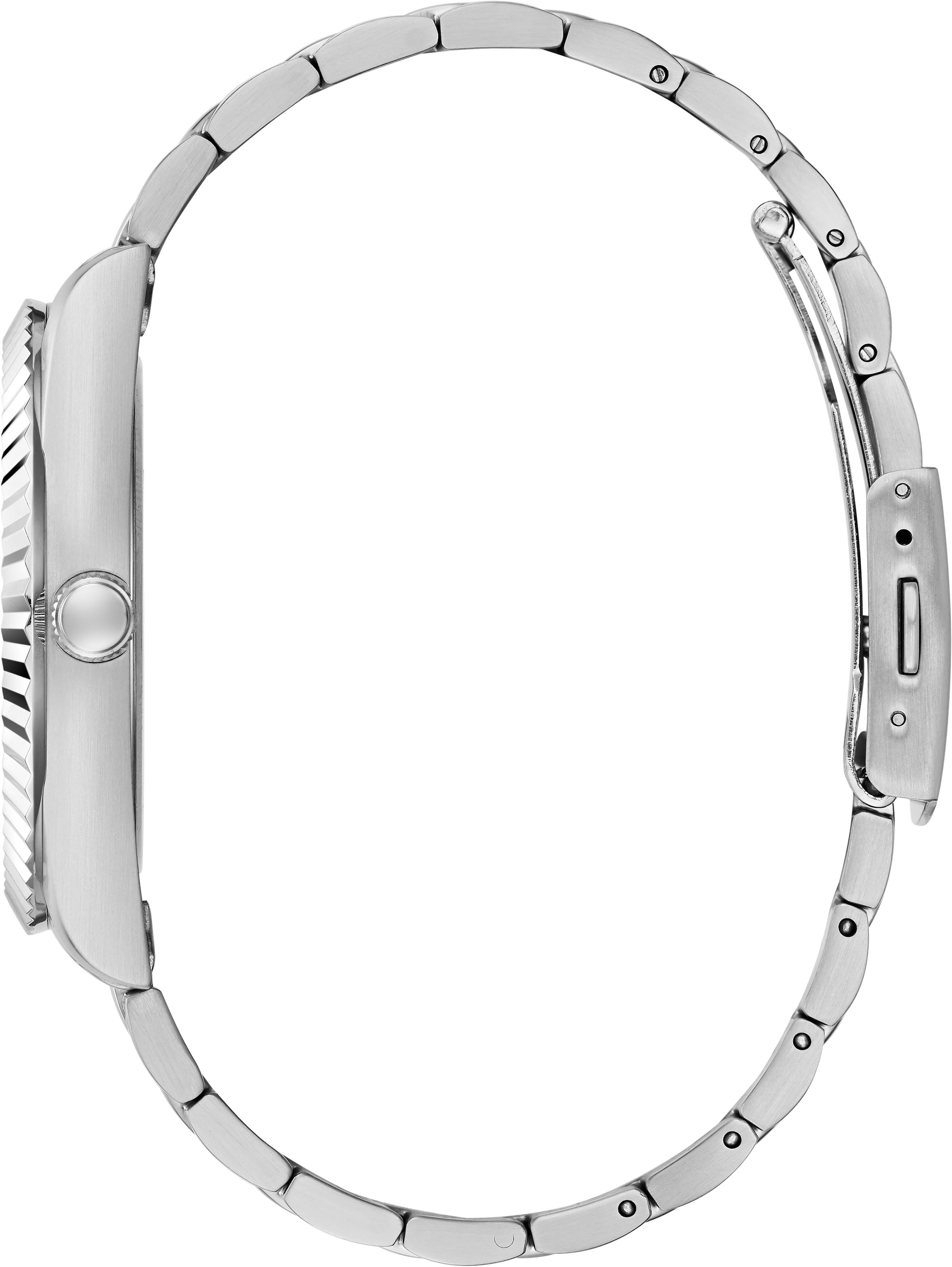 Guess Quarzuhr »CONNOISSEUR«, Armbanduhr, Herrenuhr, Datum, Wochentag, Edelstahlarmband
