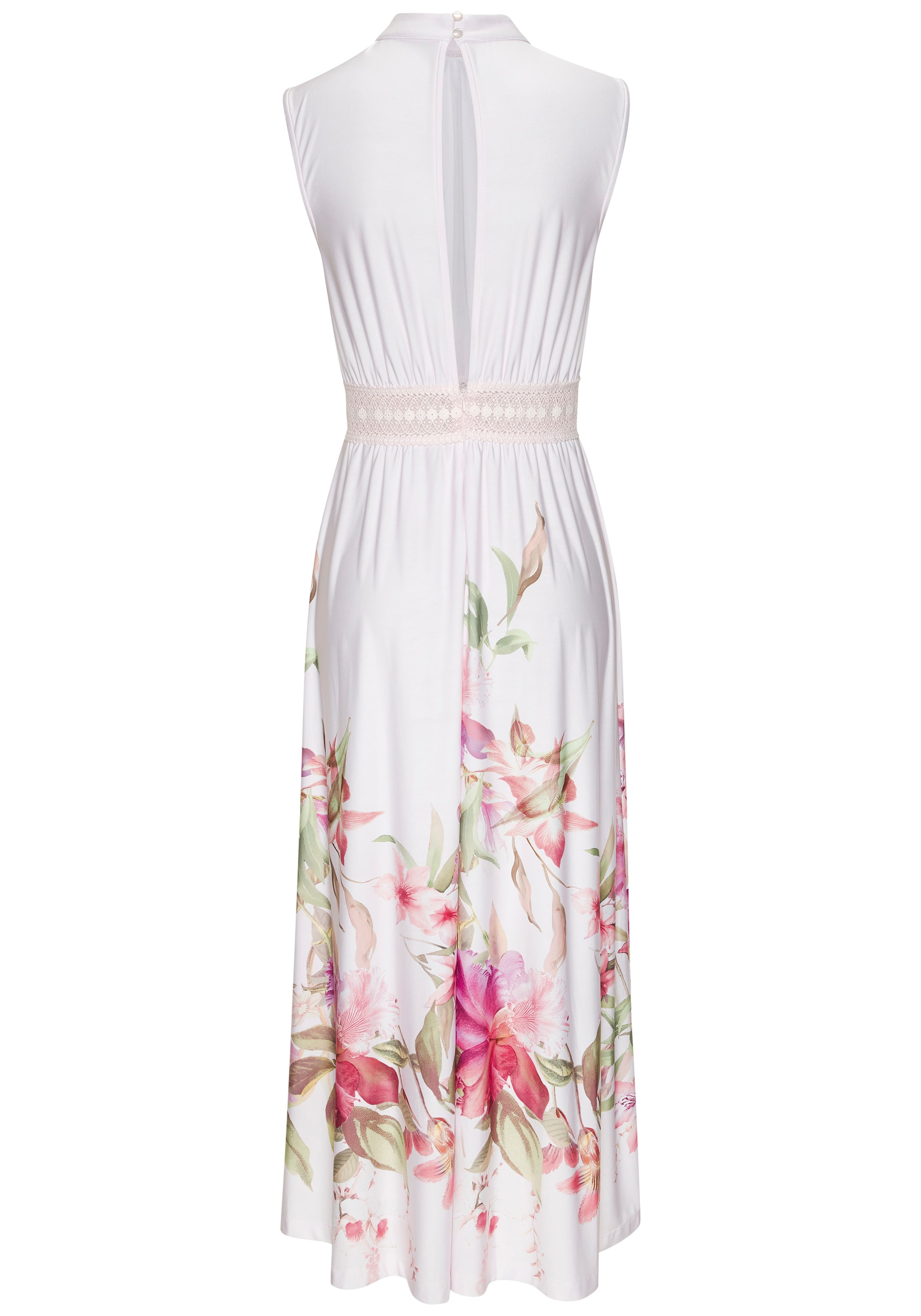 LASCANA Maxikleid mit Blumendruck, festlich