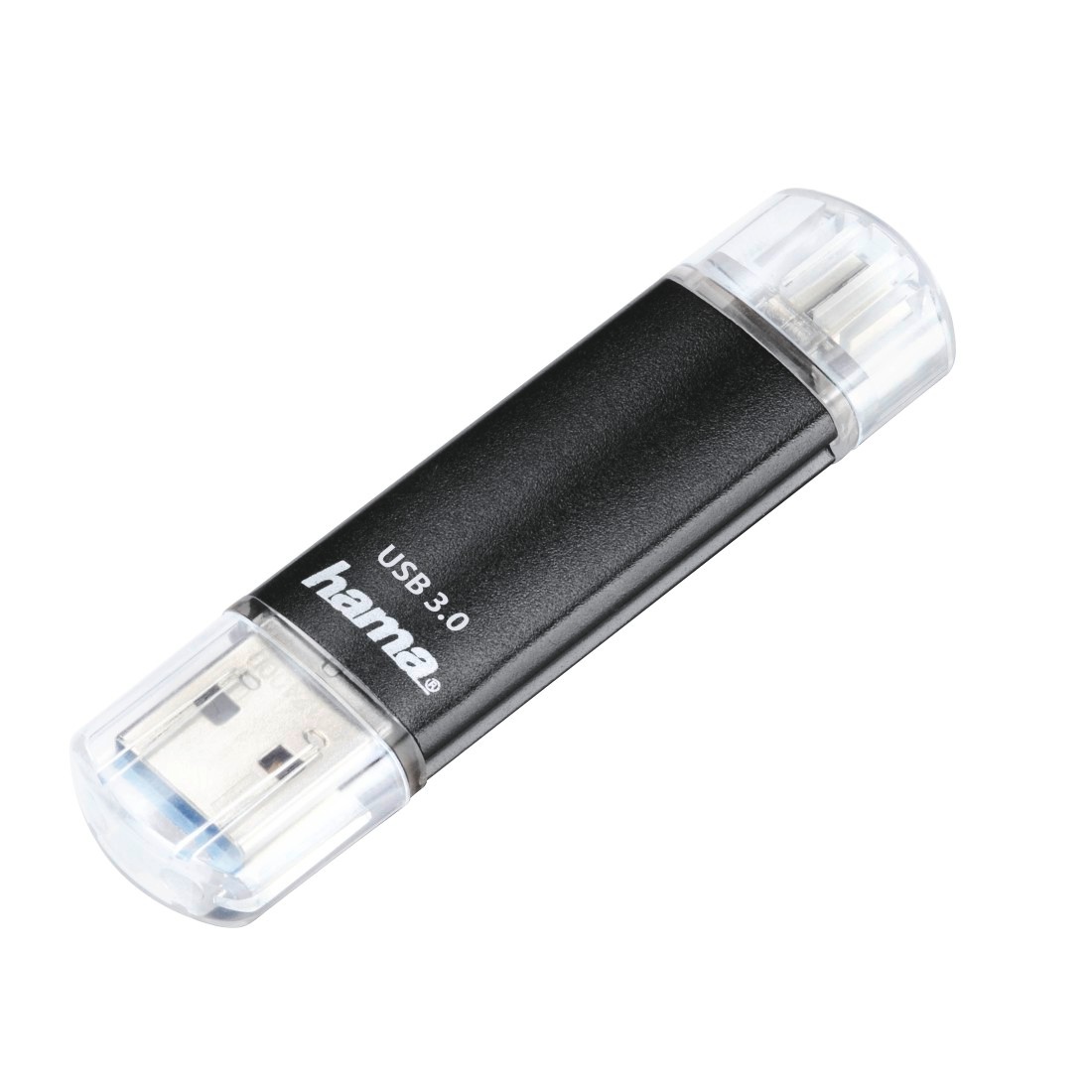 USB-Stick USB 3.0,128GB, 40MB/s,Schwarz, Schmale Verpackung...