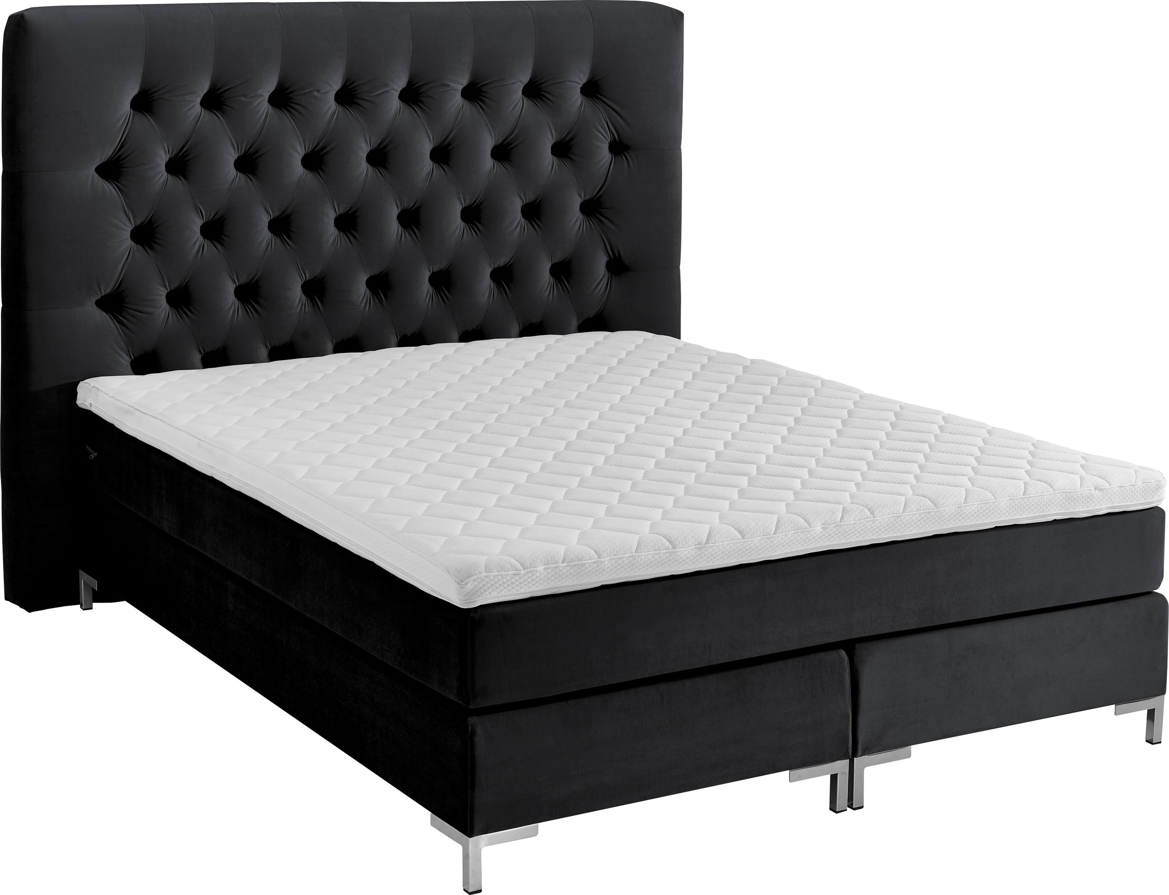 ATLANTIC home collection Boxspringbett »Ronja«, mit Topper und extra hohem Kopfteil kaufen