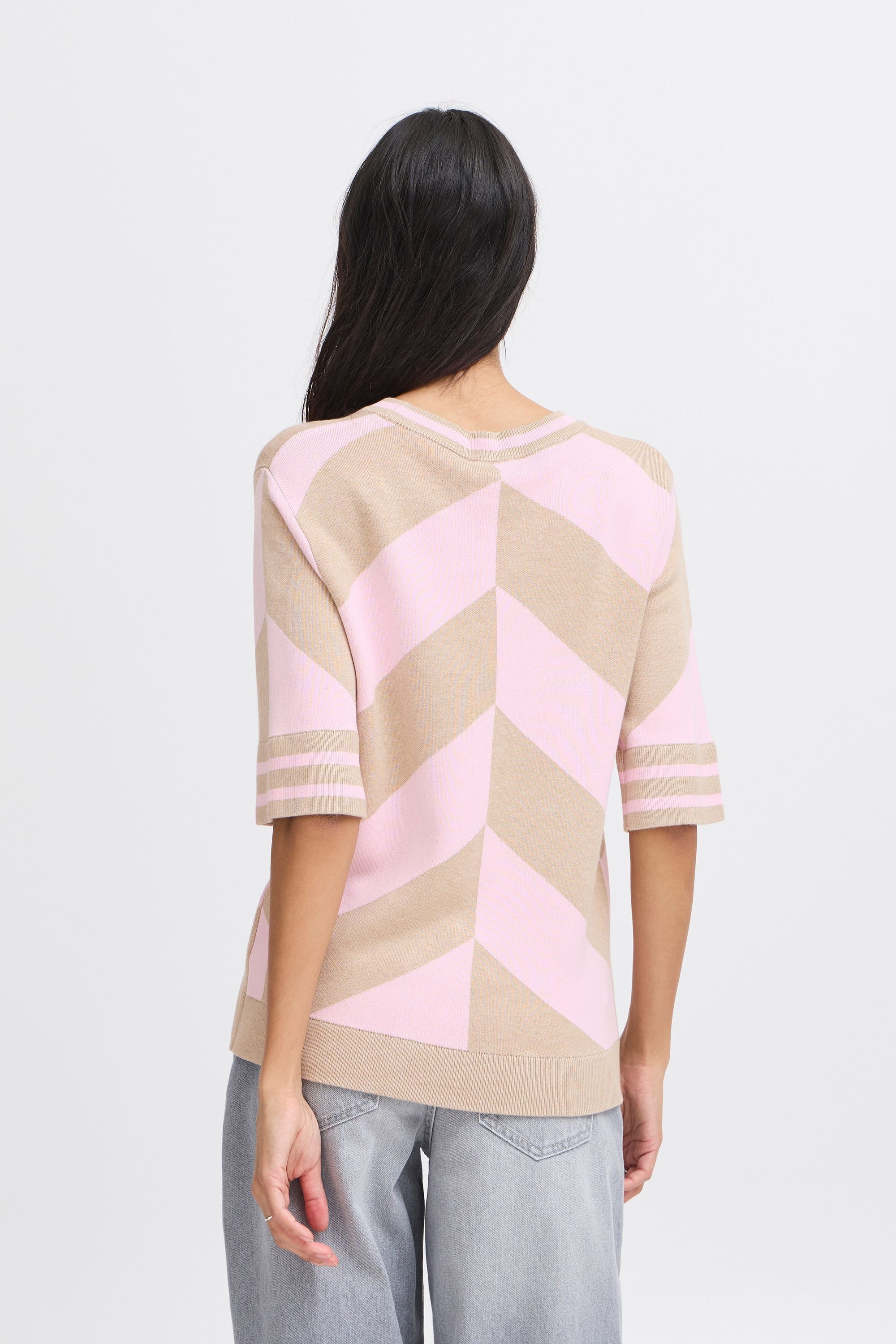 b.young Strickfleece-Pullover »Strickpullover BYMMMORLA SS GEOMETRIC«