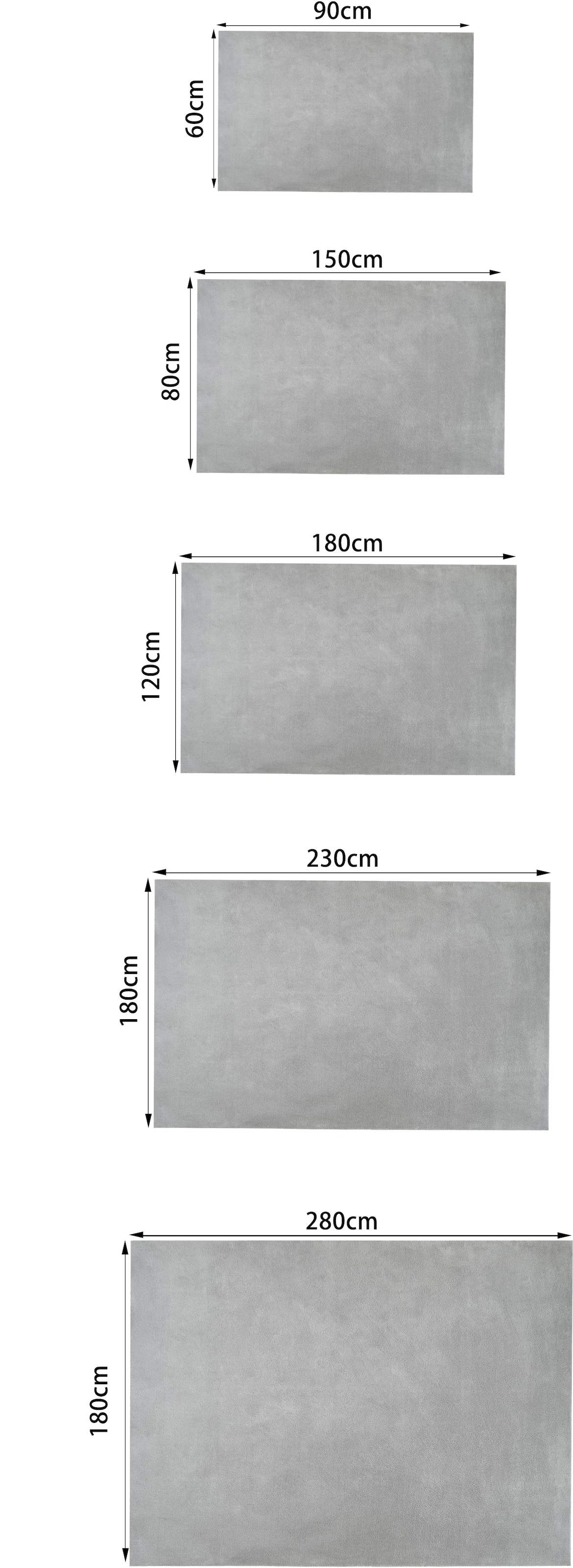 OTTO home Teppich »Cali, in Standard- und Premium-Qualität, 13 mm oder 16 mm Höhe« rechteckig Uni-Farben, kuschelig, & weich, waschbar, Wohnzimmer, Schlafzimmer