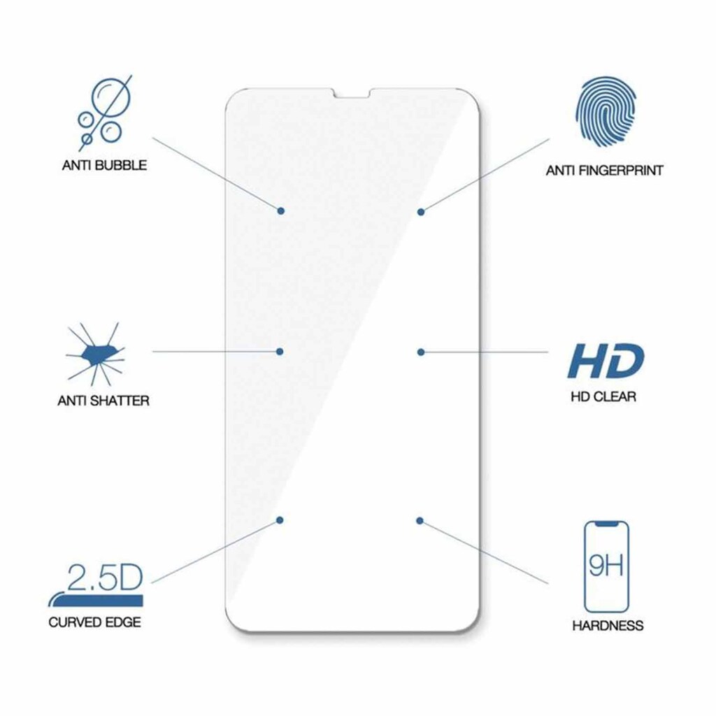 Woodcessories Displayschutzglas »2.5D Panzerglas für«, für iPhone 12 mini