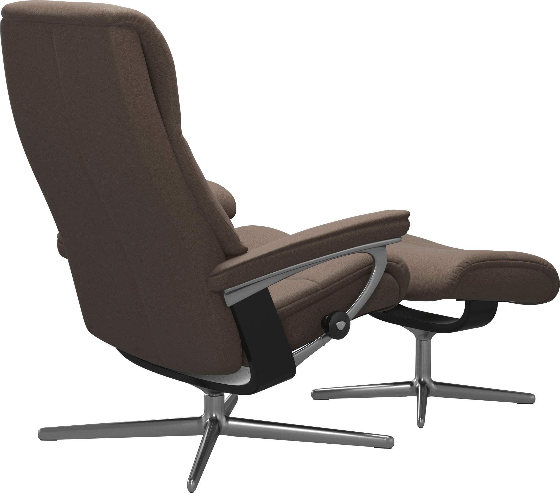 Stressless® Relaxsessel »View« mit Cross Base, Größe S, M & L, Holzakzent Schwarz