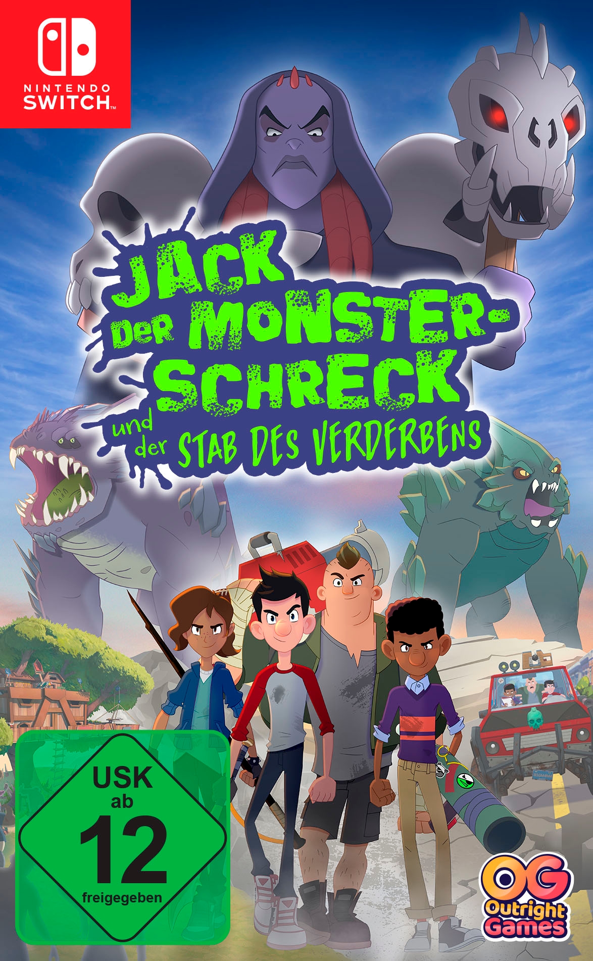 Outright Games Spielesoftware »Jack, der Monsterschreck (The Last Kids on Earth)«, Nintendo Switch