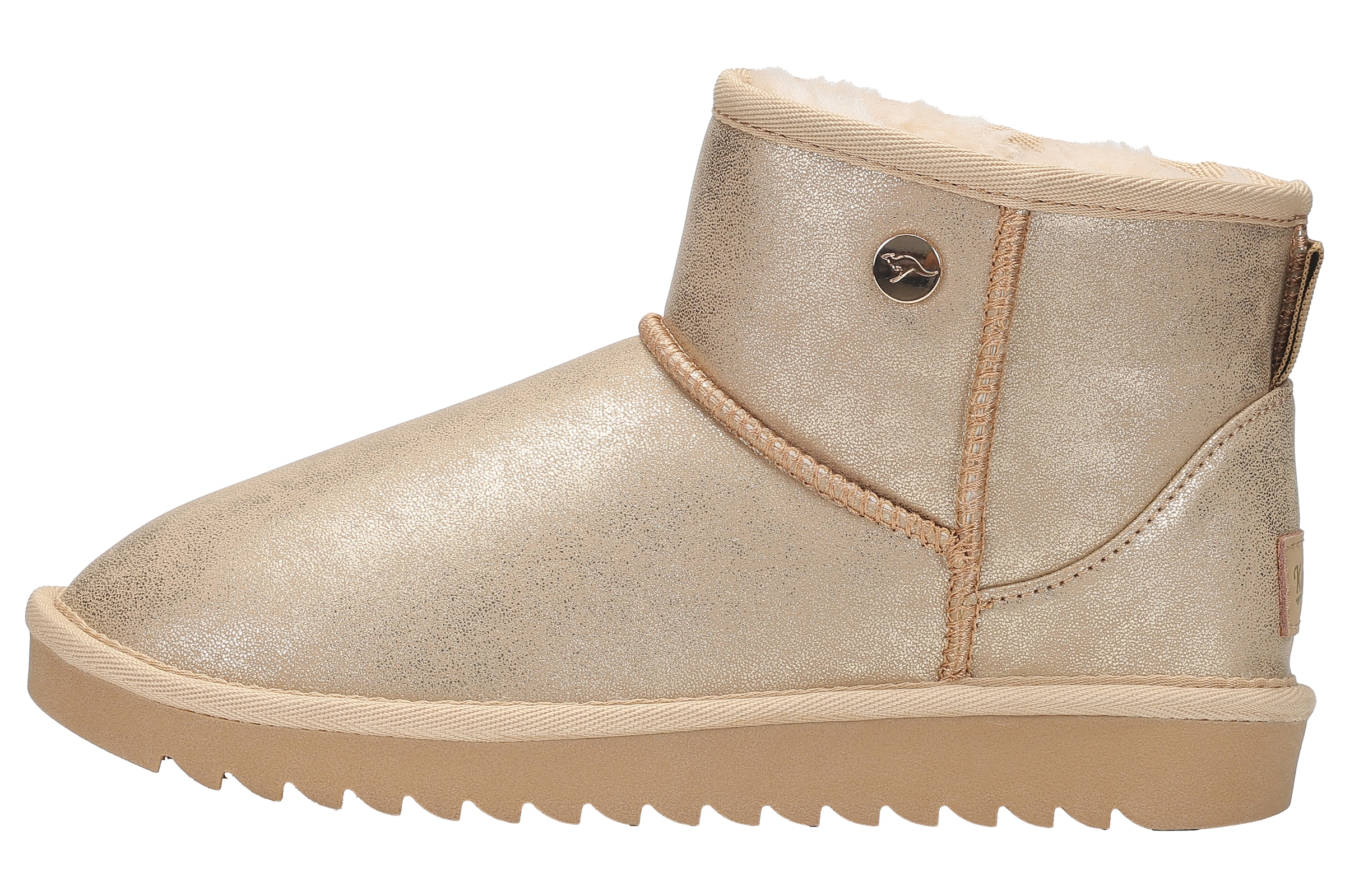 Kangaroos Damen Schlupfboots »K-UW BROOME« Winterschuhe in goldfarben, Größe 40