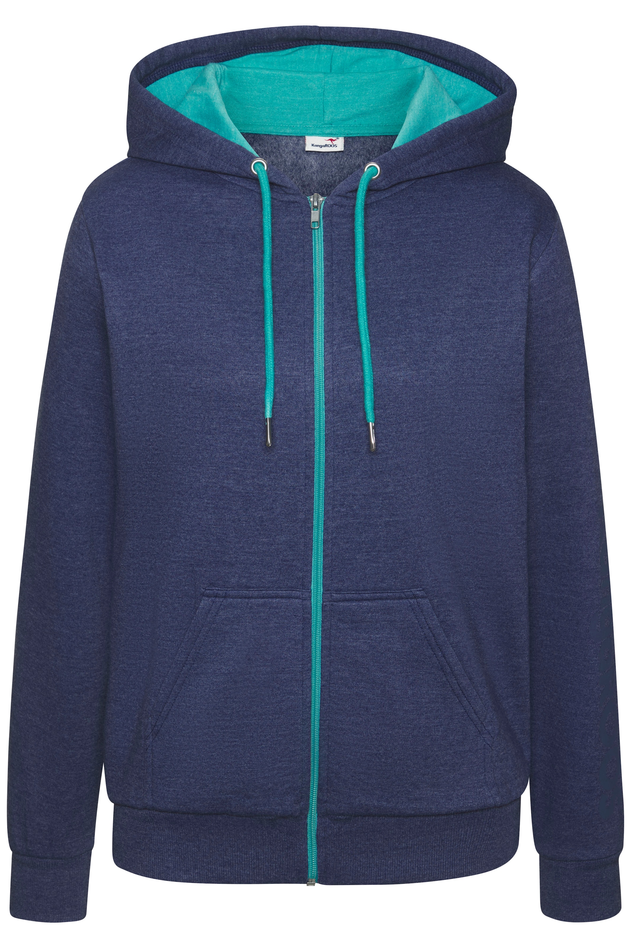 KangaROOS Sweatjacke, mit kontrastfarbenen Details, Loungewear