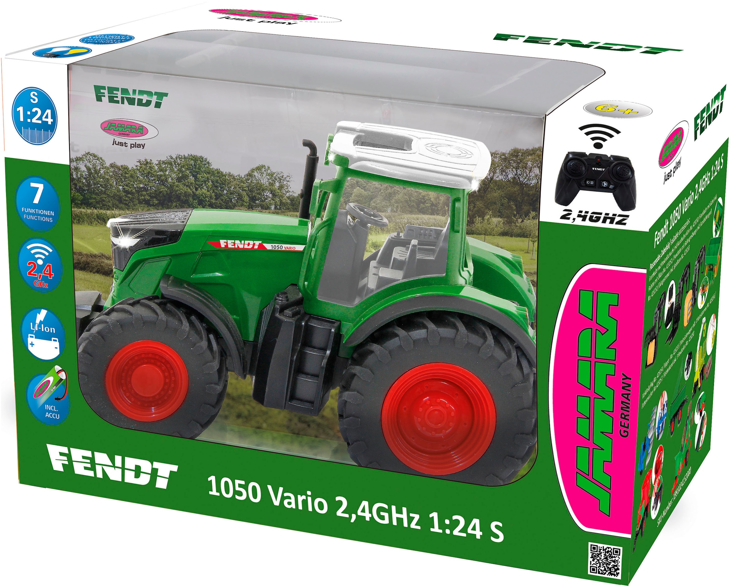 Jamara RC-Traktor »Fendt 1050 Vario 1:24S 2,4GHz«, mit LED Licht