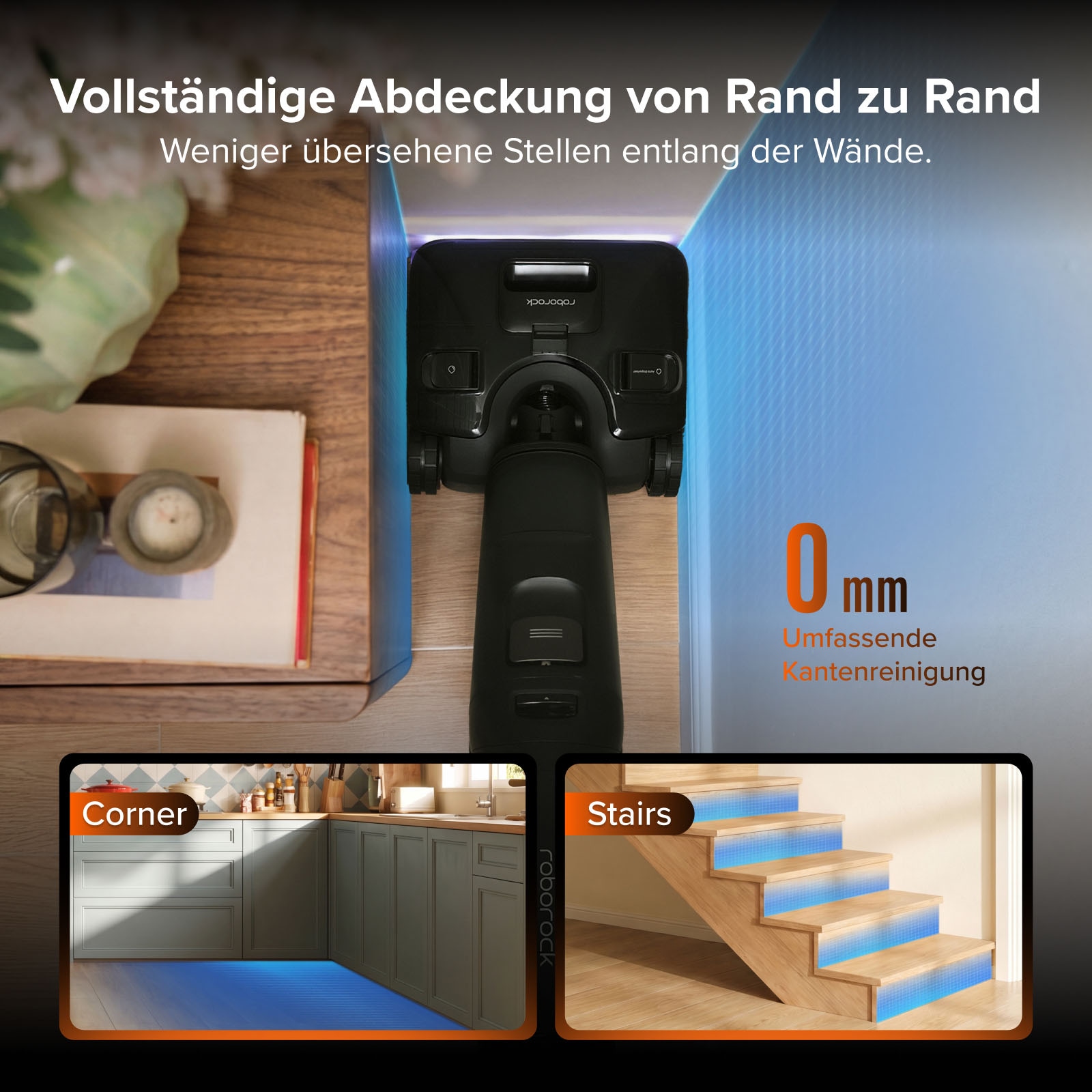 Roborock Nass-Trocken-Sauger »F25 Steam-Kit, 25.000 Pa Saugkraft, vier Reinigungsmodi« Dampfreinigung, Lay-Flat-Reinigung, Selbstreinigung und Trocknung