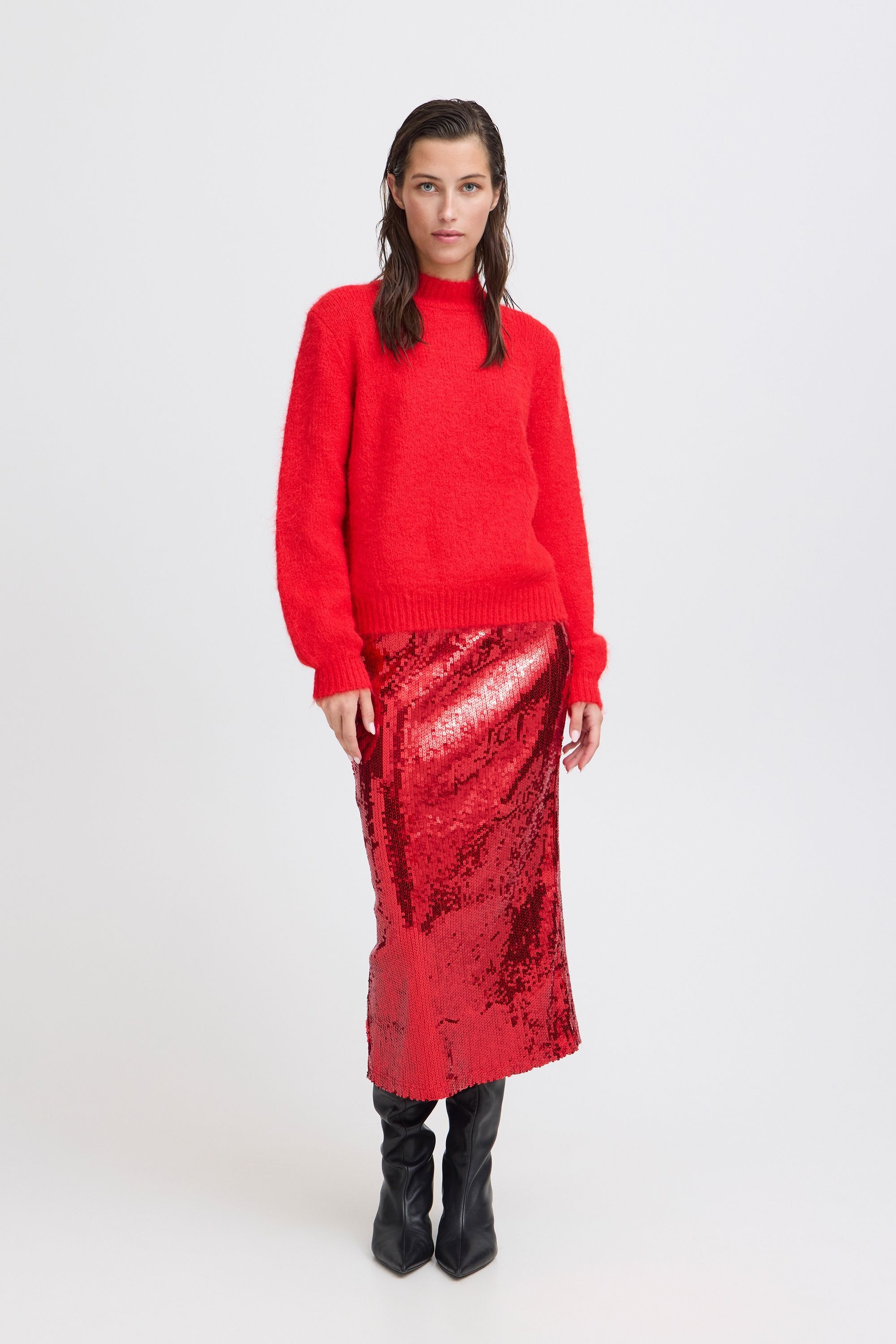 b.young Strickfleece-Pullover »Strickpullover BYMILLER SHORT JUMPER -«