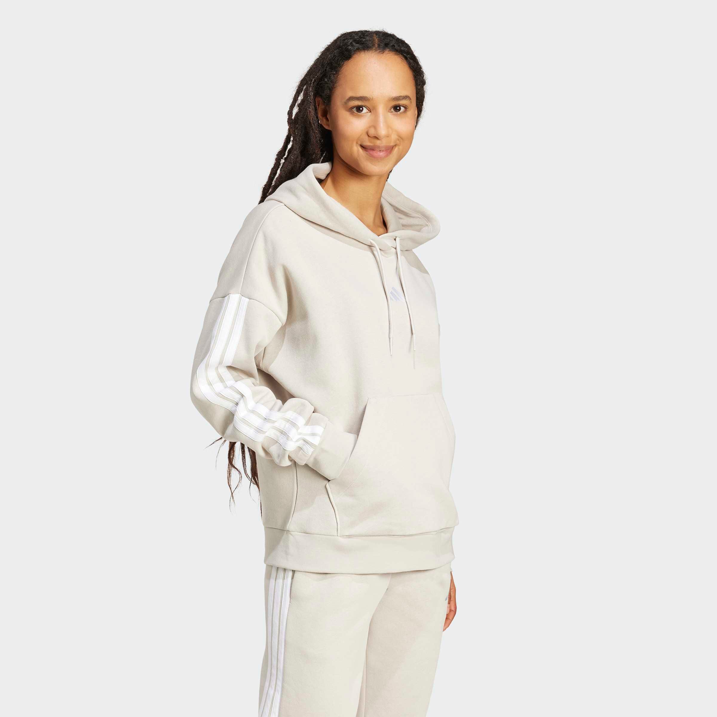 adidas Sportswear Kapuzensweatshirt »ESSENTIALS 3-STREIFEN FLEECE HOODIE«
