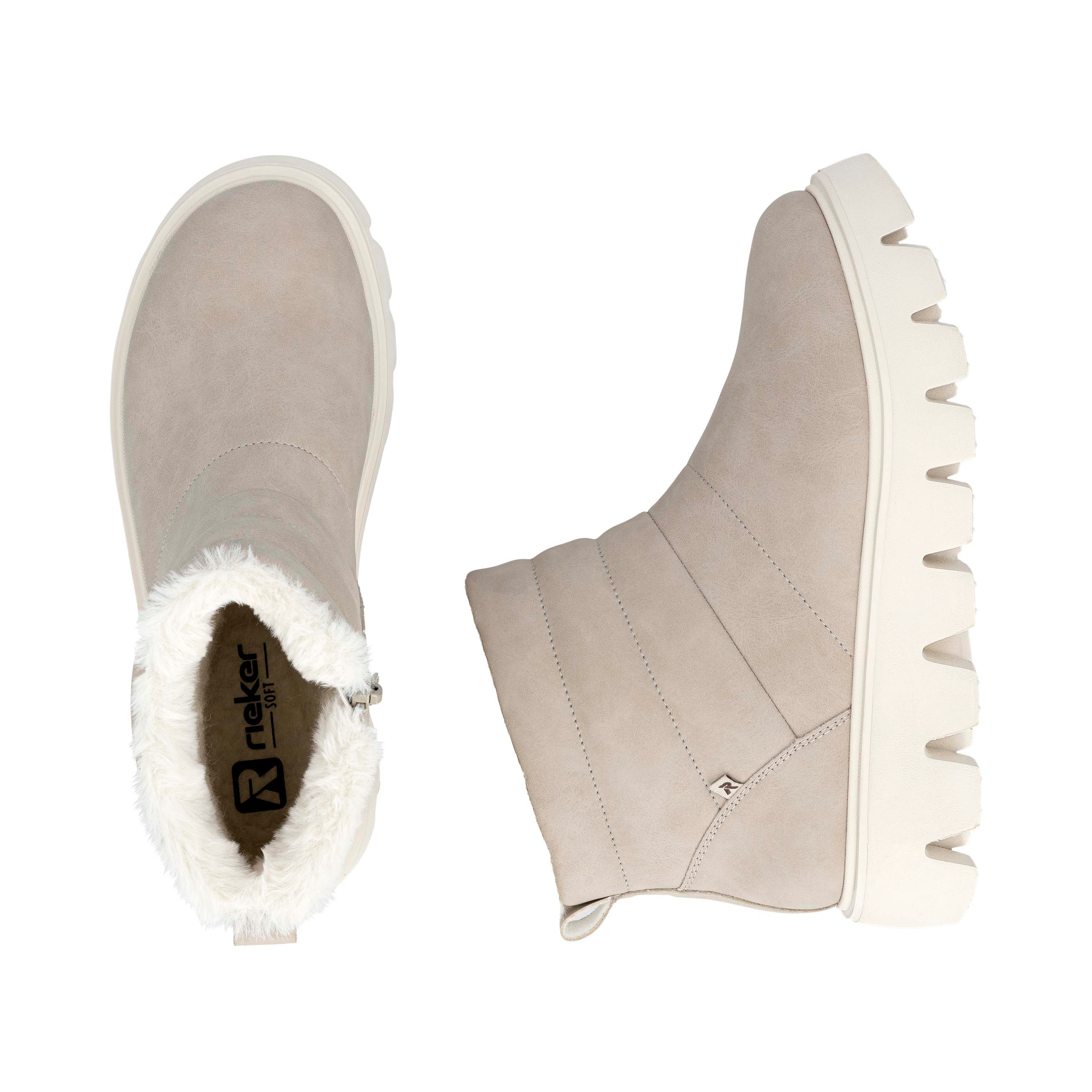 RIEKER Sport Winterboots  Schlupfboots, Stiefelette mit herausnehmbarer Soft-Einlage