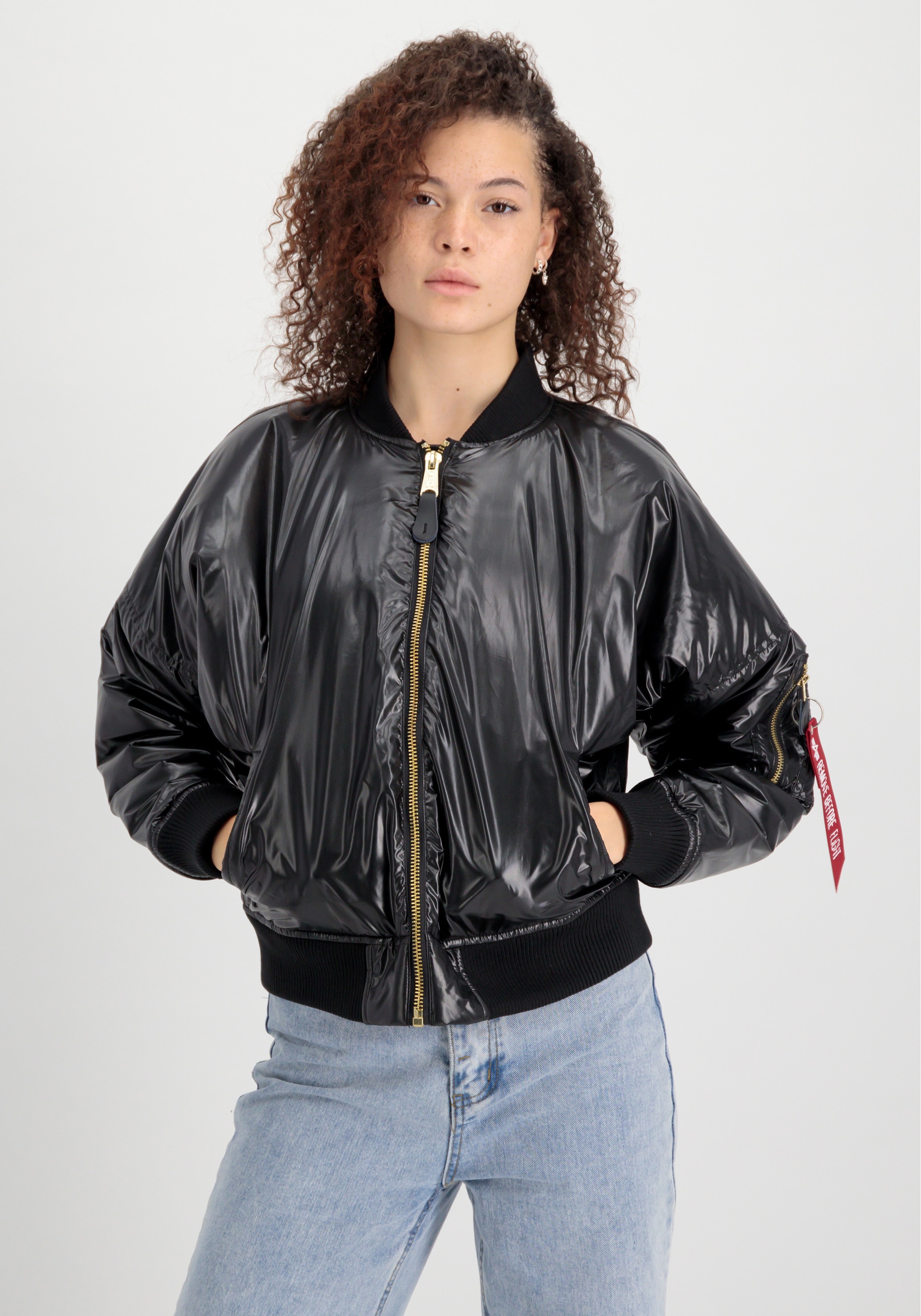 Bomberjacke »Alpha Industries Women - Bomber Jackets MA-1 OS Metallic Women«