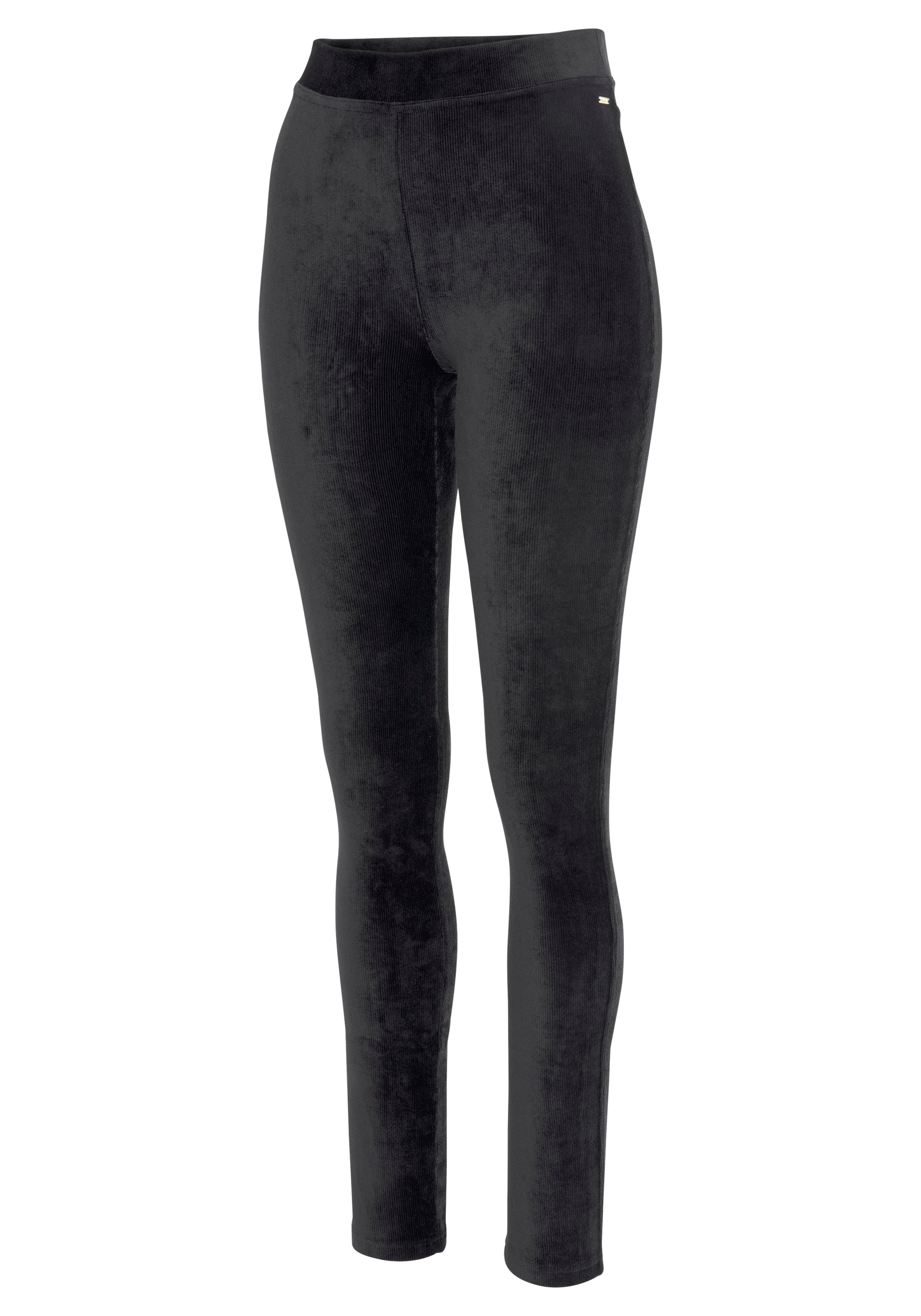 LASCANA Leggings, aus weichem Material in Cord-Optik, Loungewear